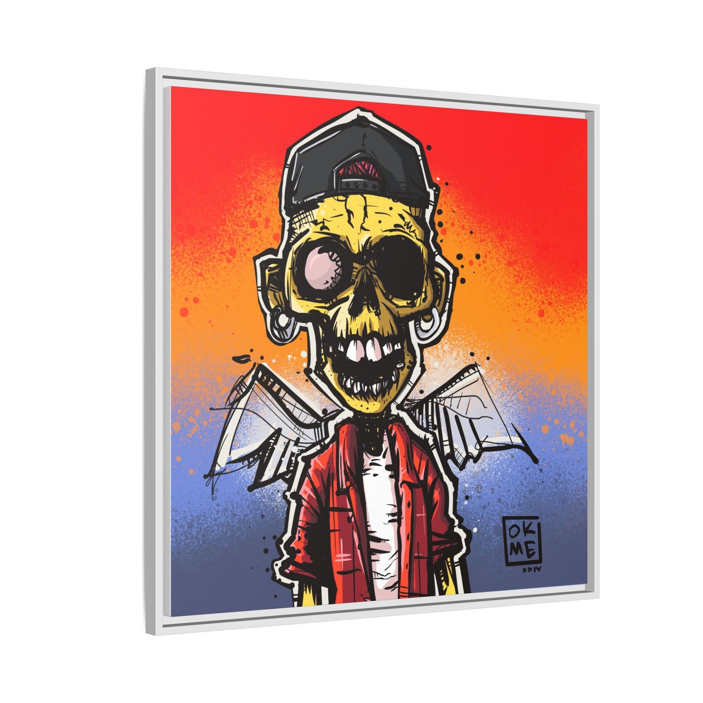 Scapula - Gallery Canvas Wrap, Square Frame