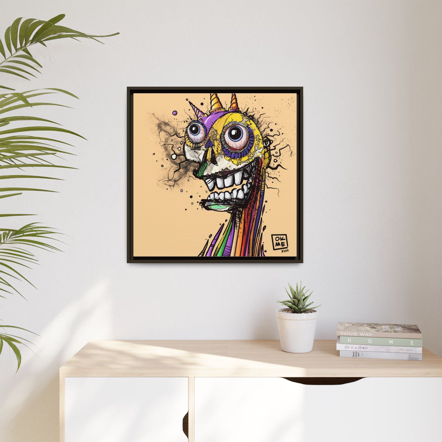 Fanta - Gallery Canvas Wrap, Square Frame