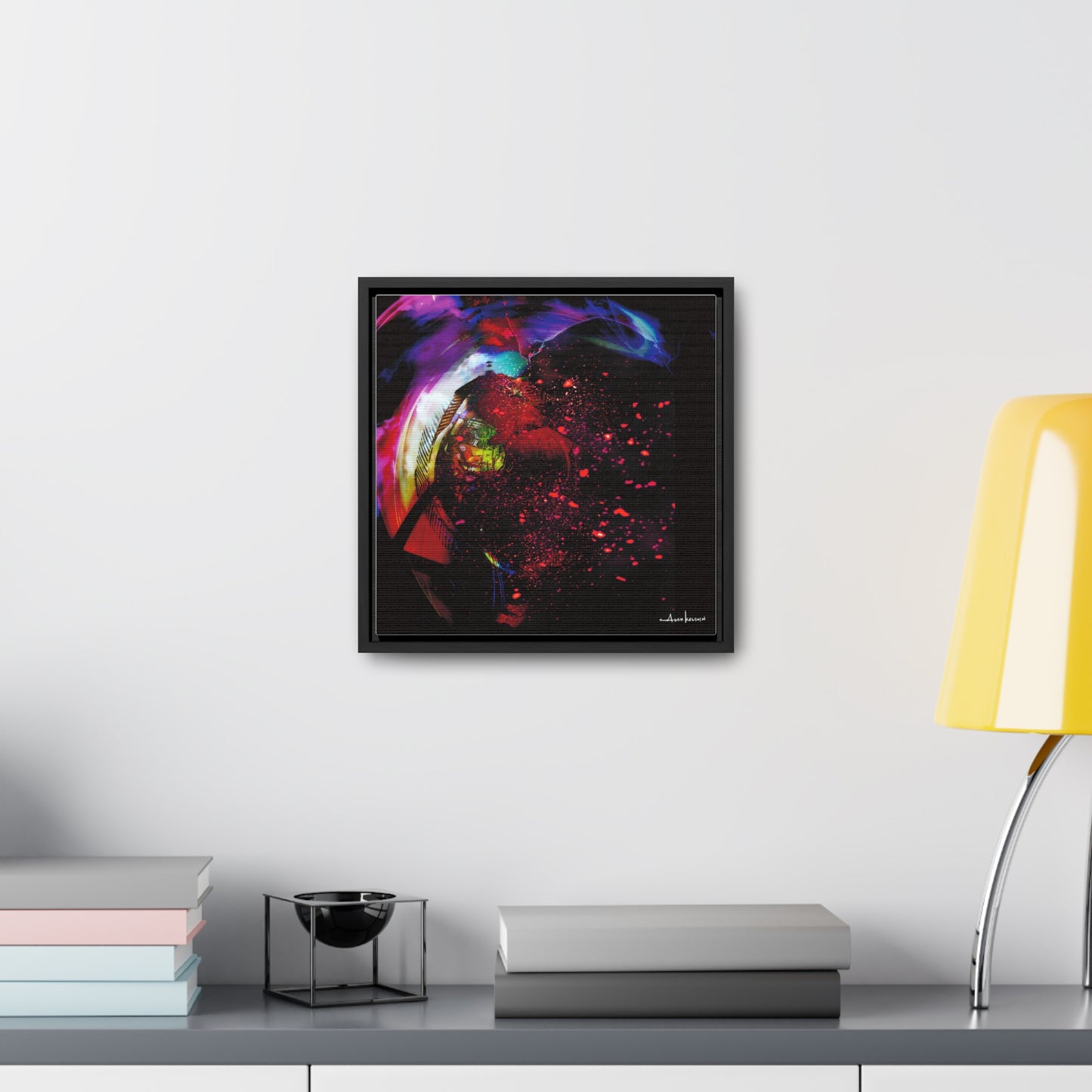 Matrices - Canvas Print, Square Frame