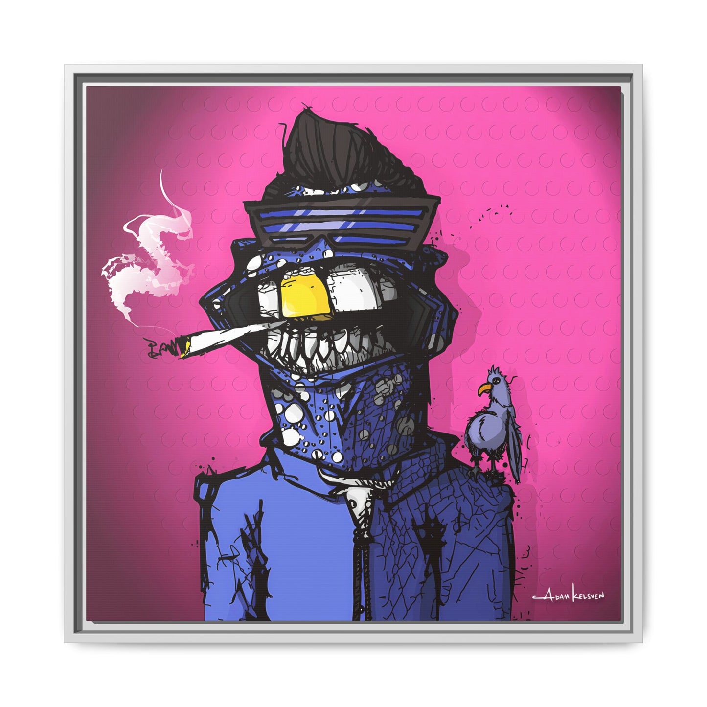 Creep #022 - Gallery Canvas Wraps, Square Frame
