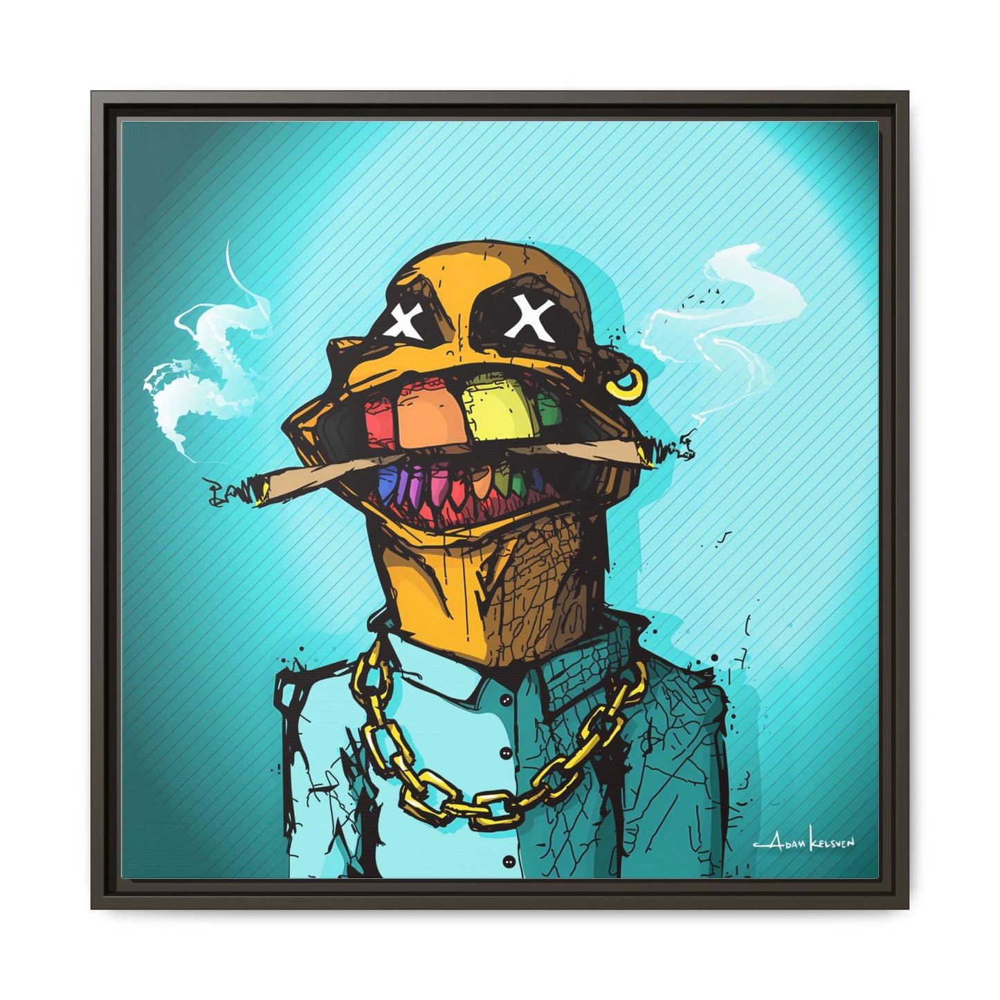 Creep #240 - Gallery Canvas Wraps, Square Frame