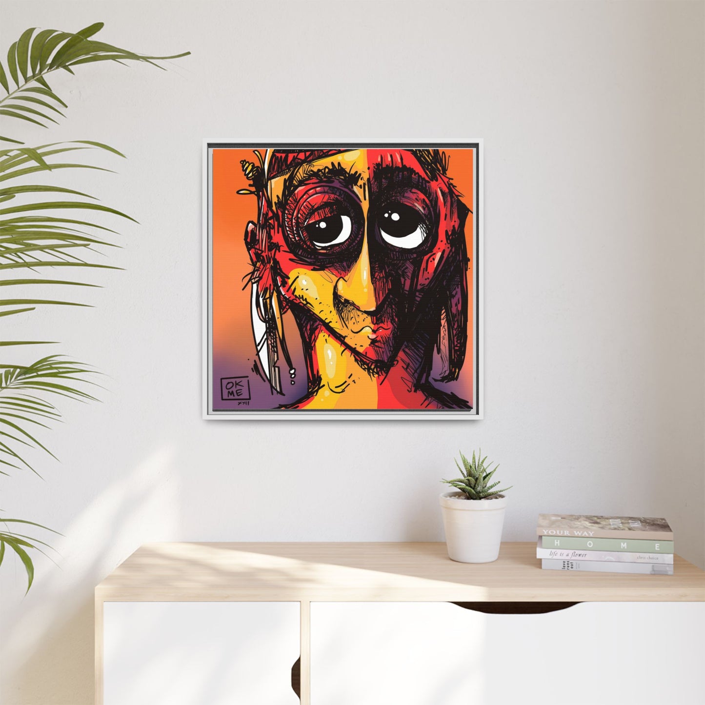 Serf - Gallery Canvas Wrap, Square Frame