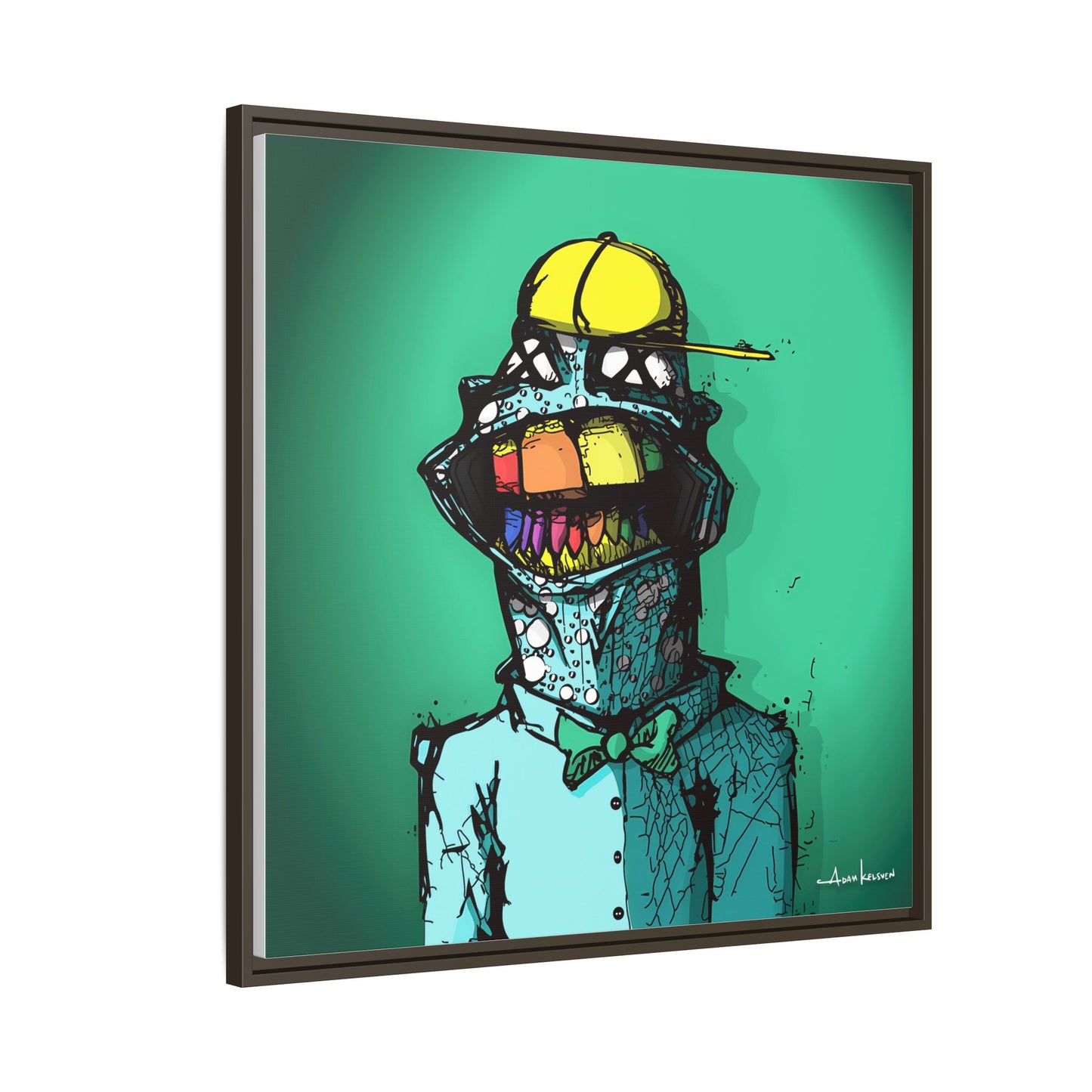 Creep #317 - Gallery Canvas Wraps, Square Frame