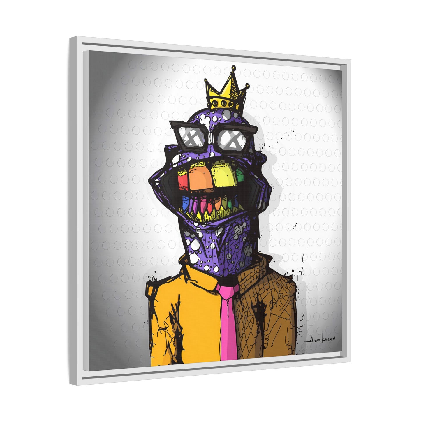Creep #177 - Gallery Canvas Wraps, Square Frame