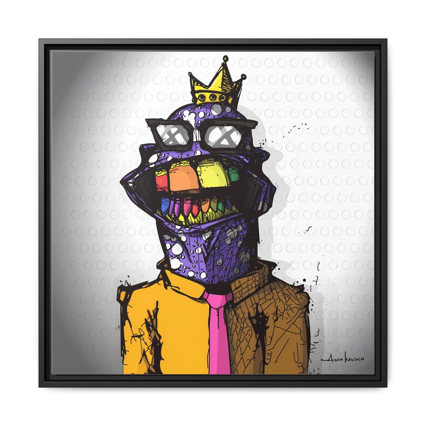 Creep #177 - Gallery Canvas Wraps, Square Frame