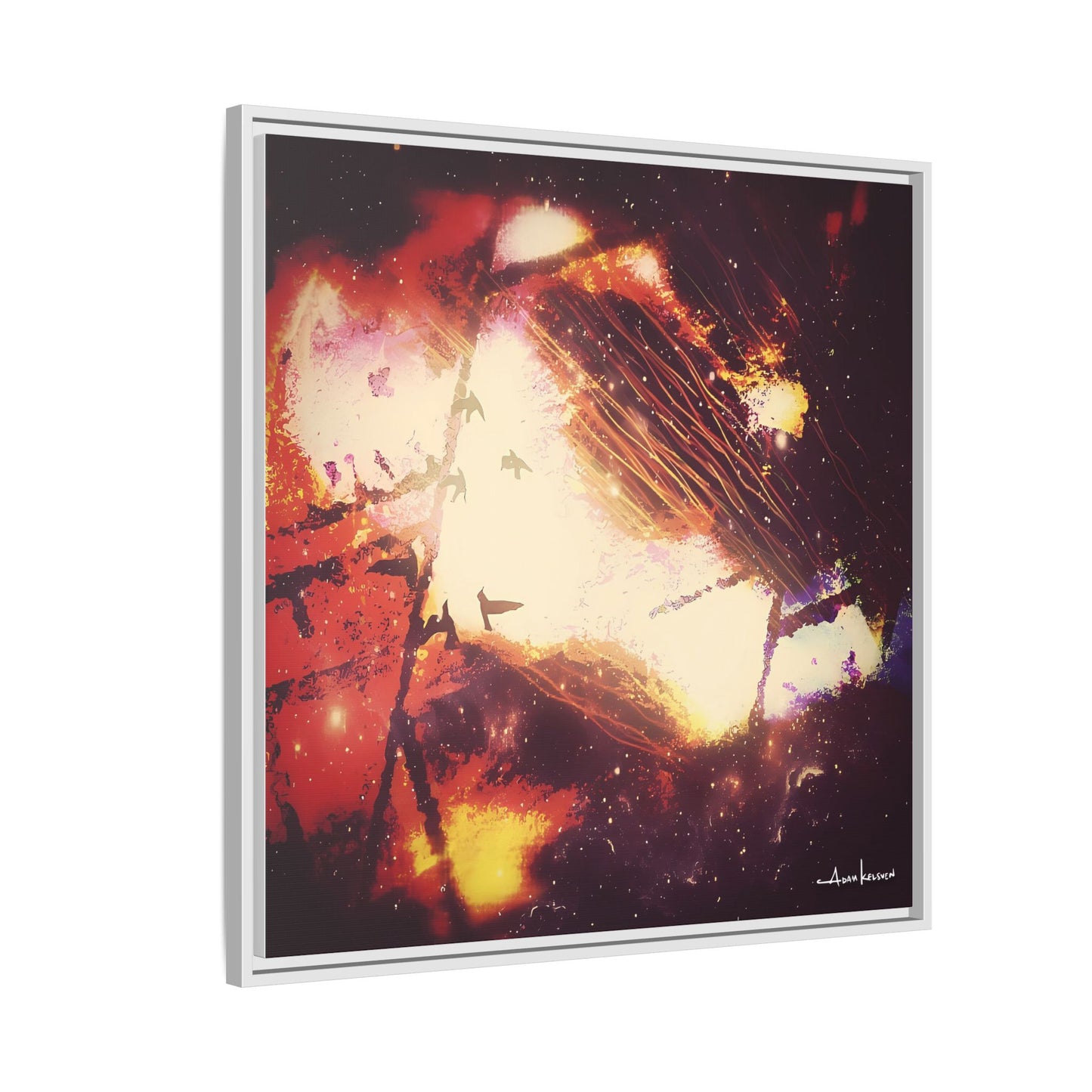Universal Leak - Gallery Canvas Wrap, Square Frame