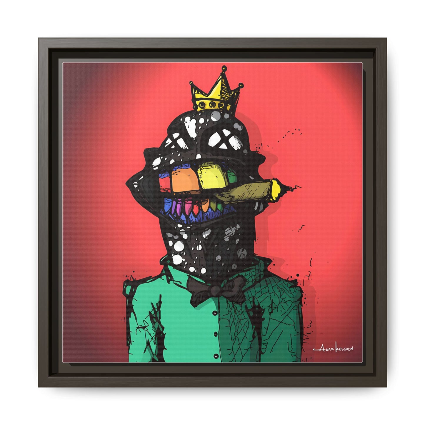 Creep #197 - Gallery Canvas Wraps, Square Frame