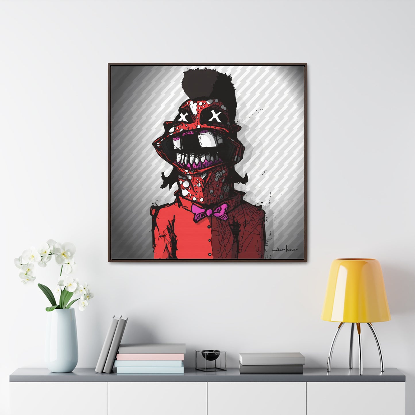 Creep #327 - Canvas Print, Square Frame