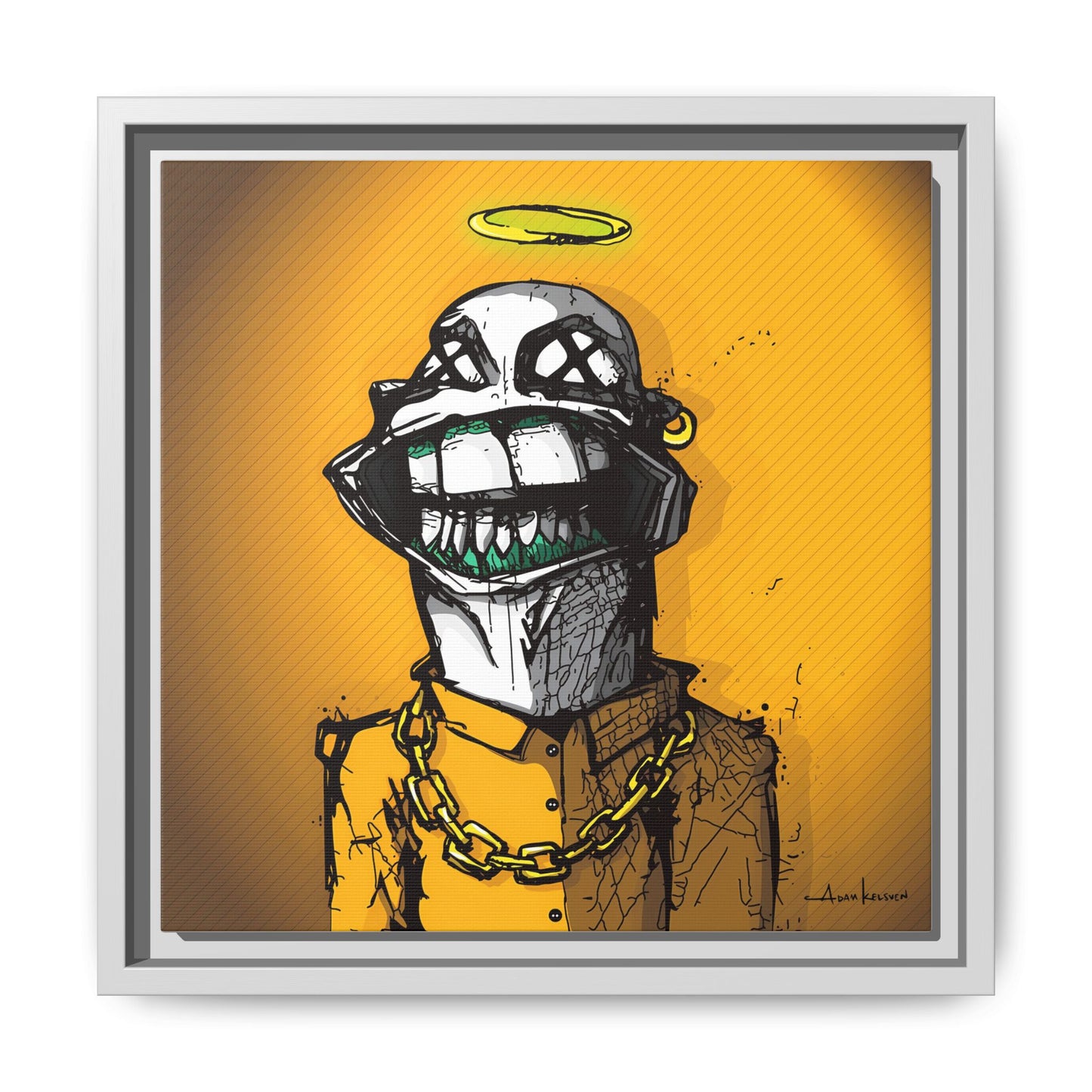 Creep #139 - Gallery Canvas Wraps, Square Frame