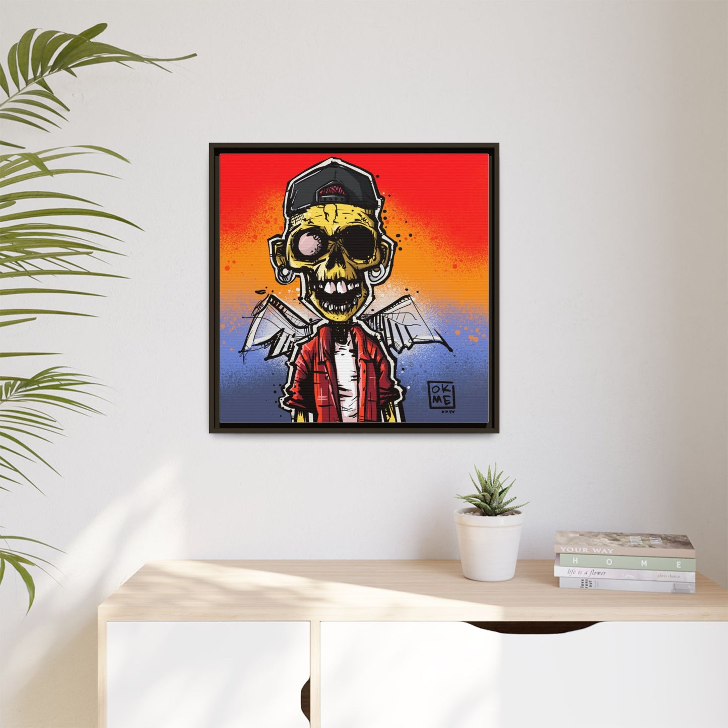 Scapula - Gallery Canvas Wrap, Square Frame