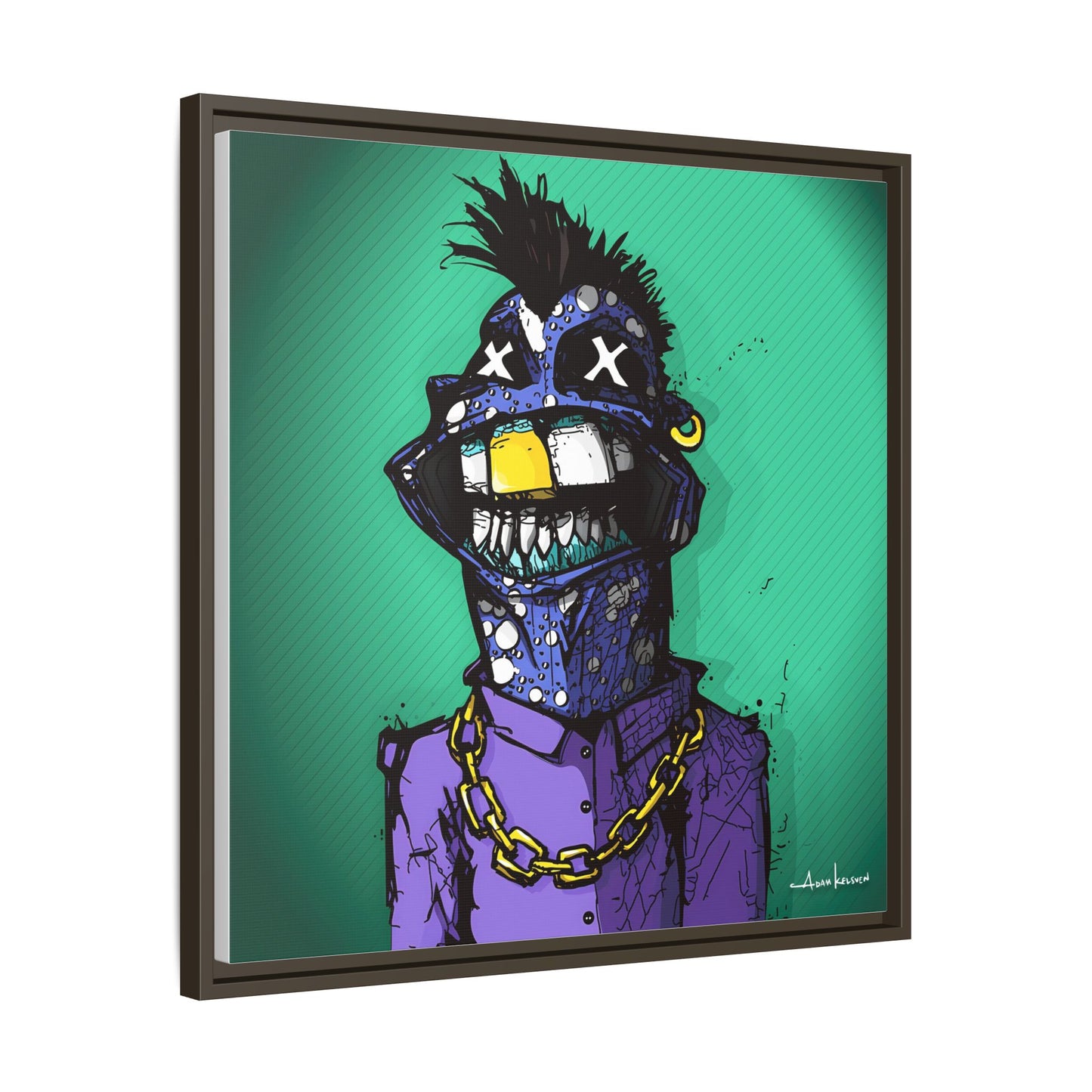 Creep #169 - Gallery Canvas Wraps, Square Frame