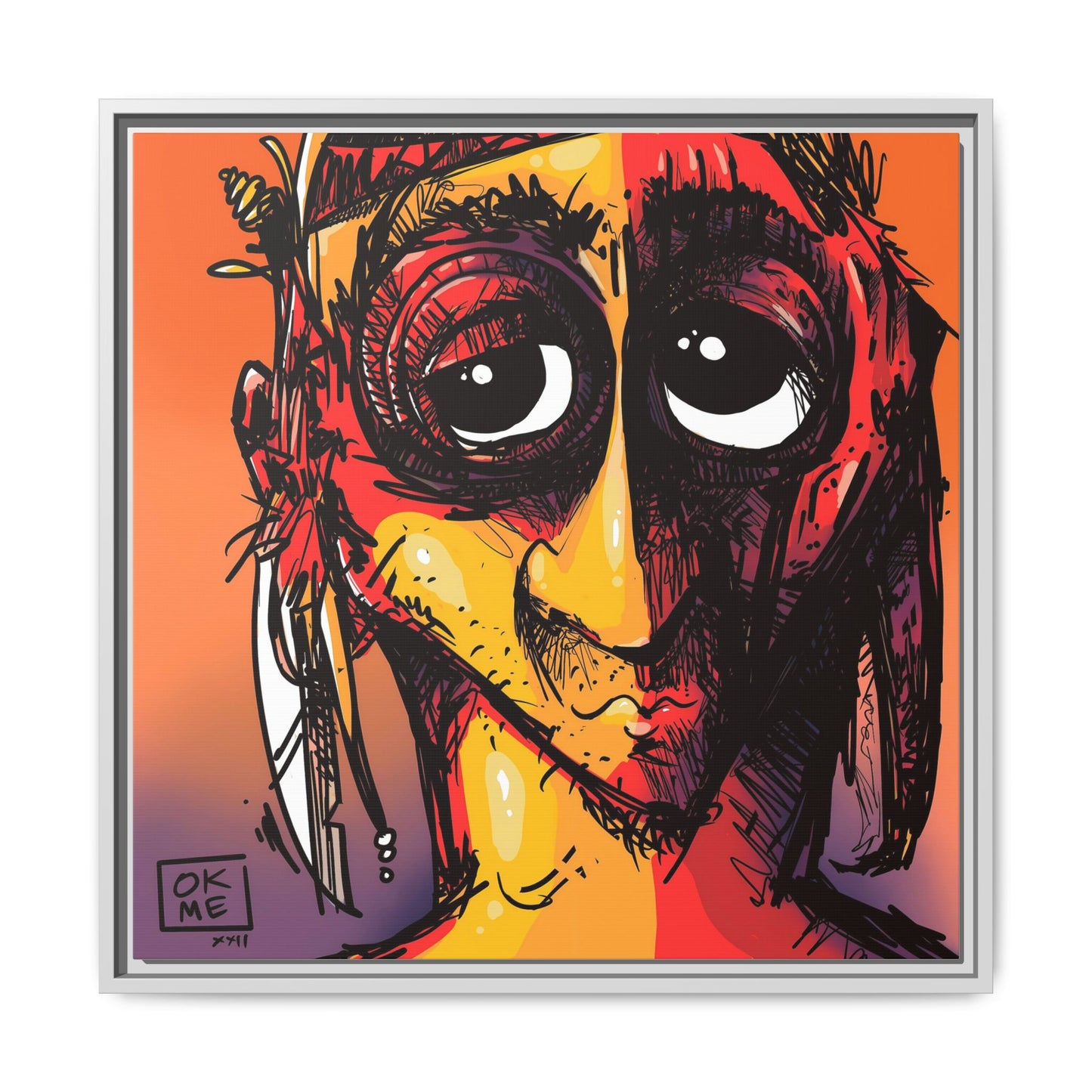 Serf - Gallery Canvas Wrap, Square Frame