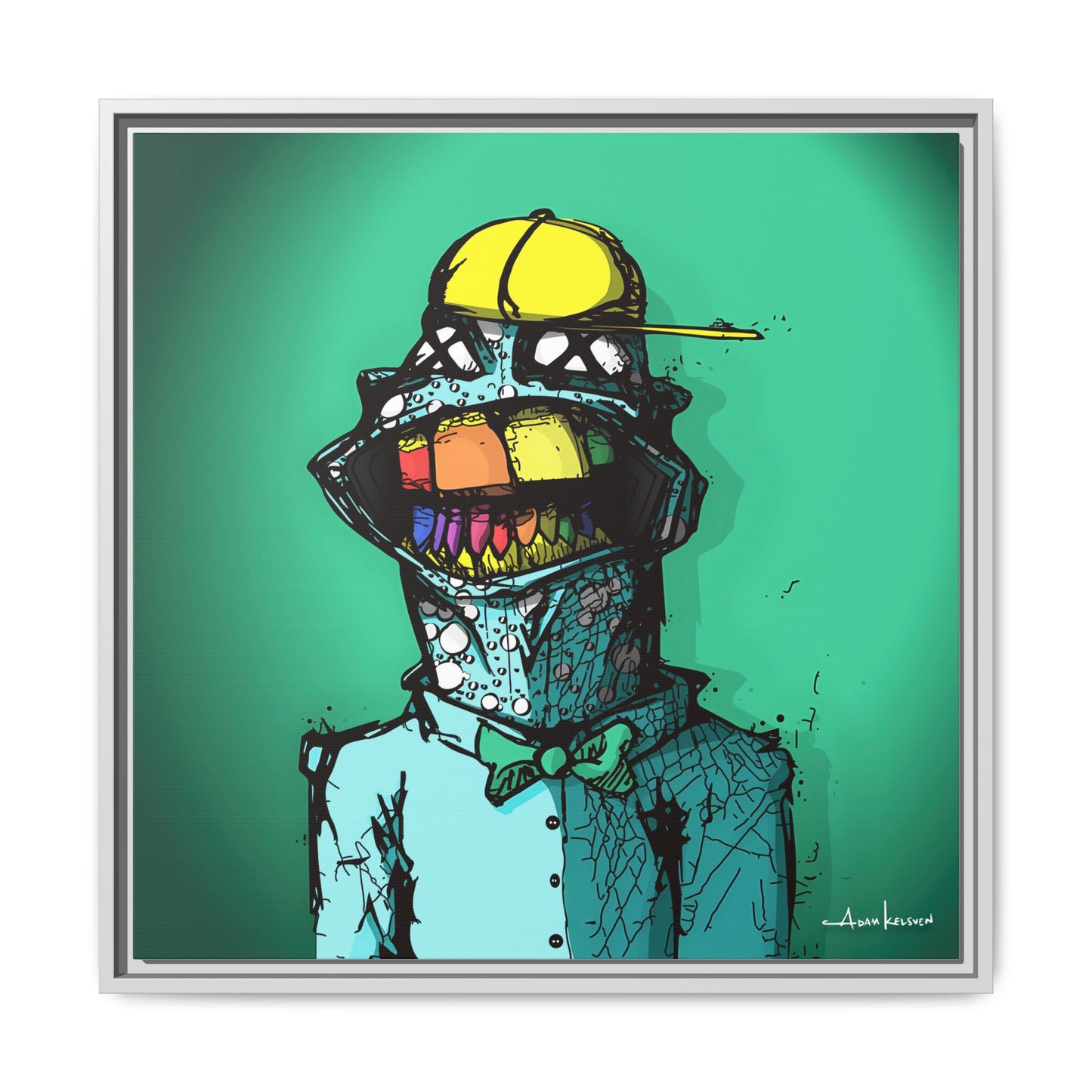 Creep #317 - Gallery Canvas Wraps, Square Frame