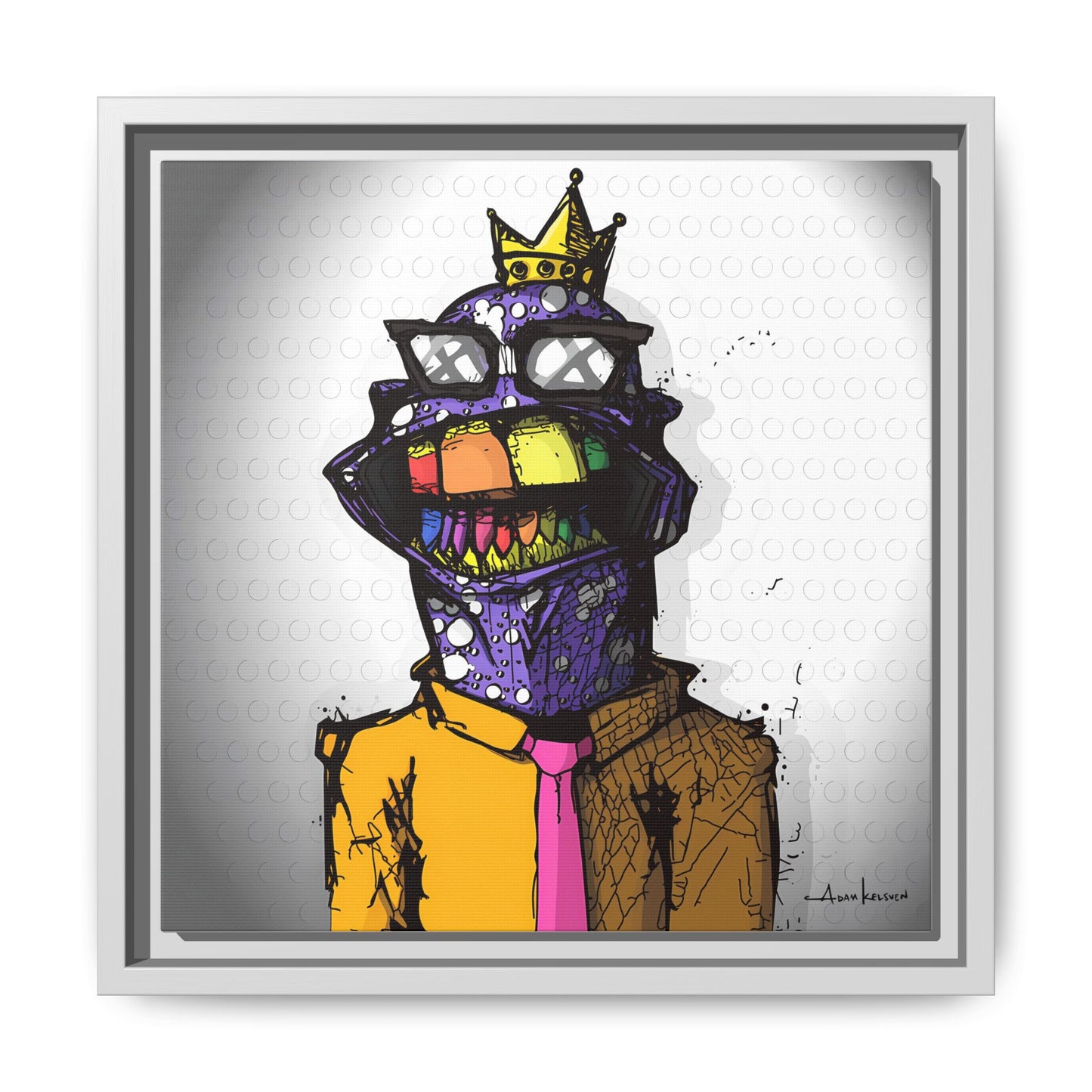 Creep #177 - Gallery Canvas Wraps, Square Frame