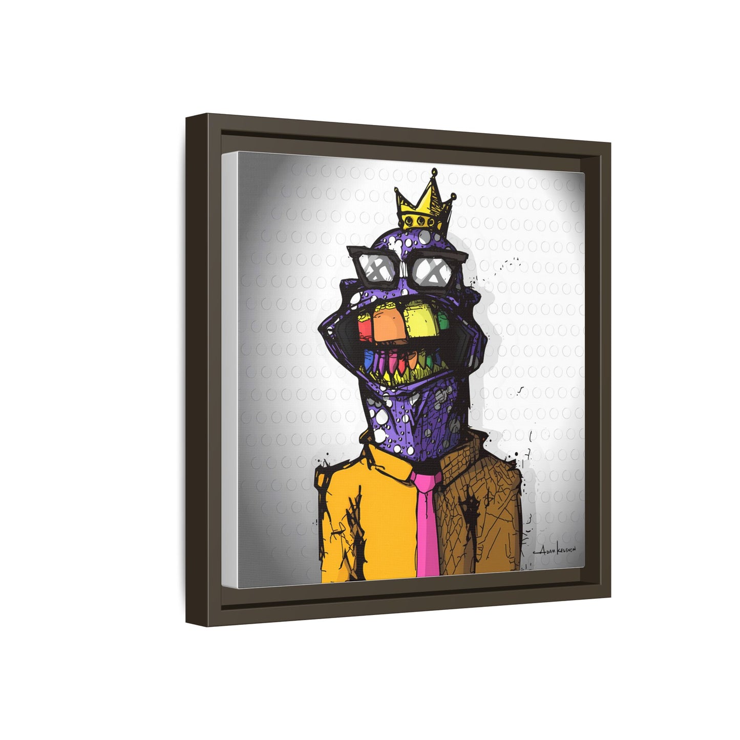 Creep #177 - Gallery Canvas Wraps, Square Frame