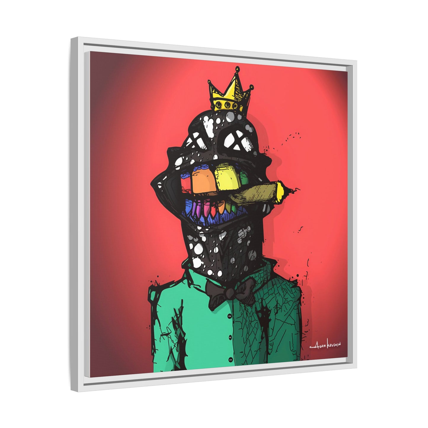 Creep #197 - Gallery Canvas Wraps, Square Frame