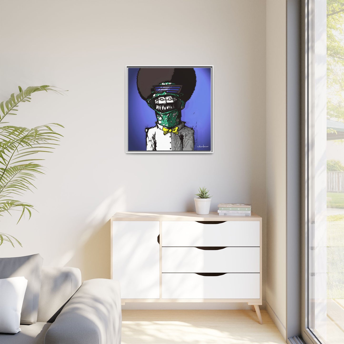Creep #159 - Gallery Canvas Wraps, Square Frame