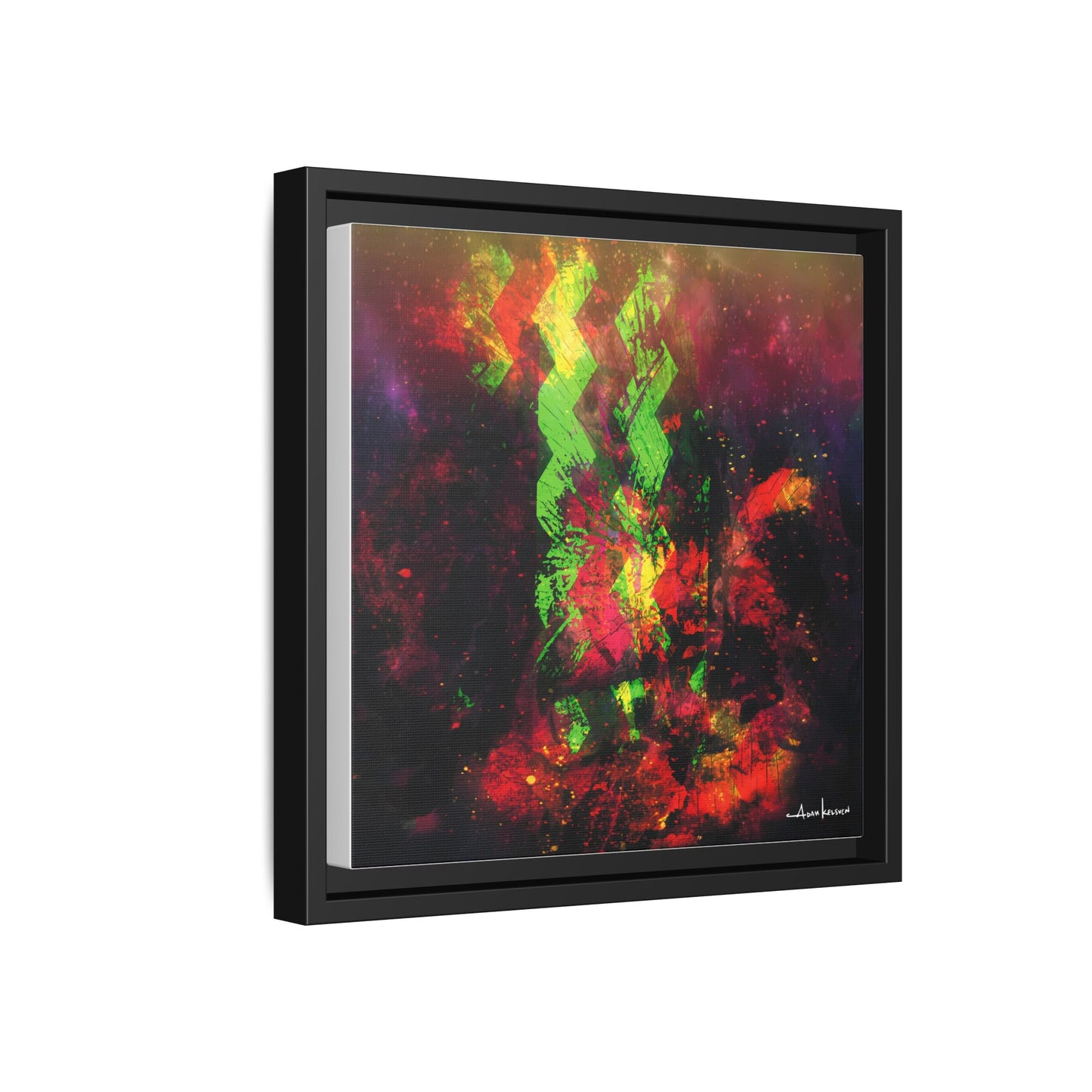 Sailboat - Gallery Canvas Wrap, Square Frame
