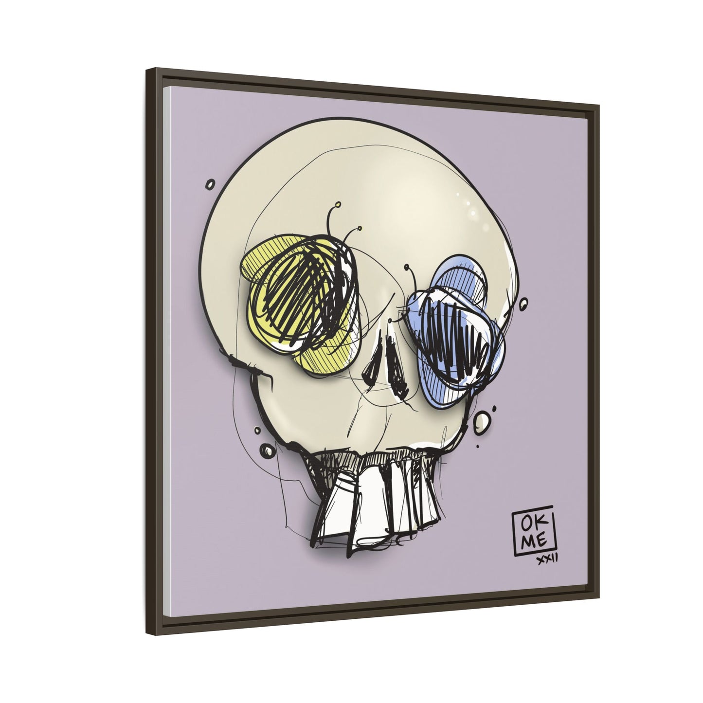 Pearl - Gallery Canvas Wrap, Square Frame