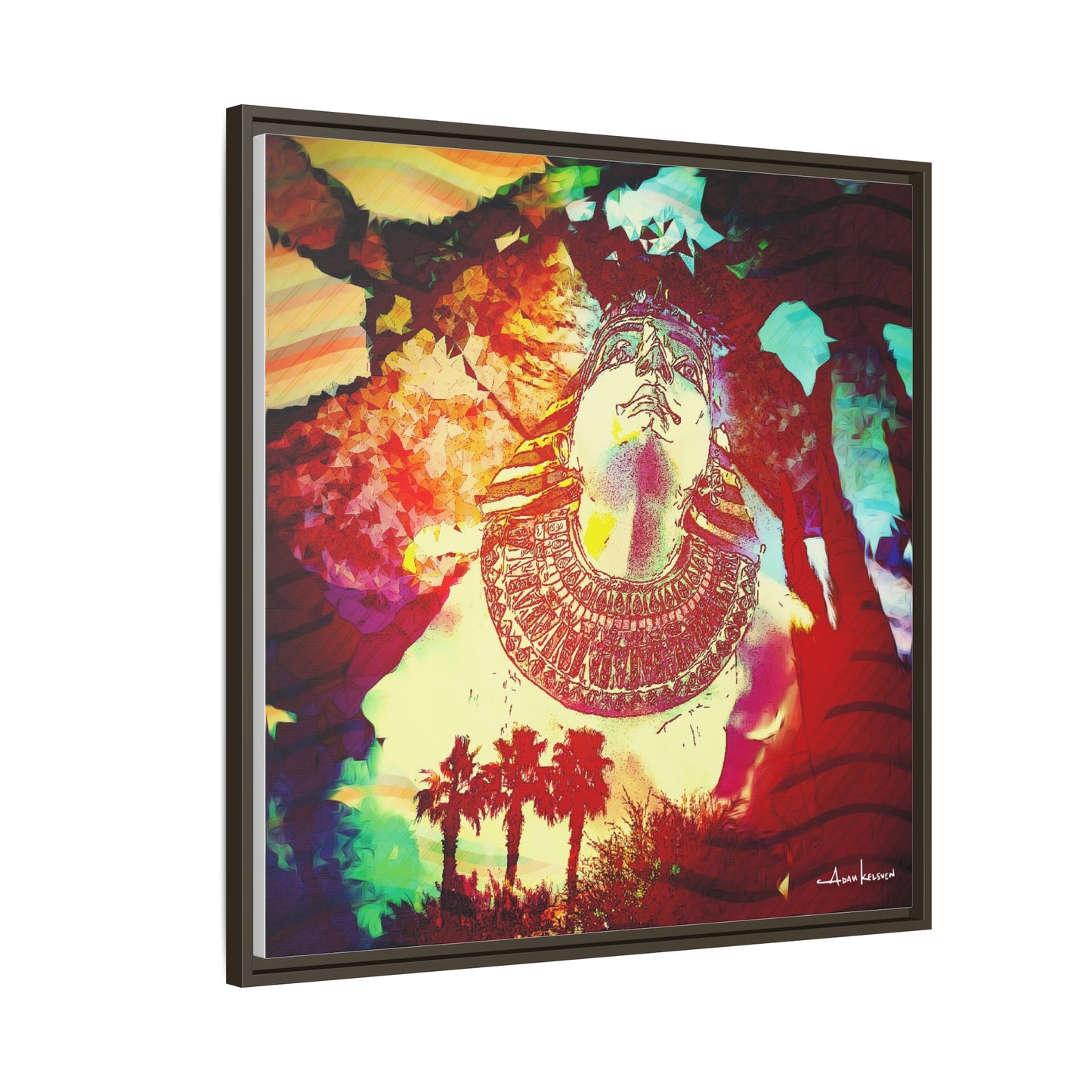 West Quest - Gallery Canvas Wrap, Square Frame