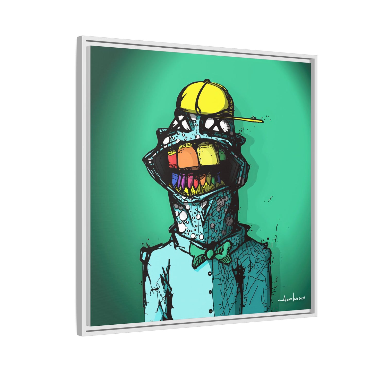 Creep #317 - Gallery Canvas Wraps, Square Frame