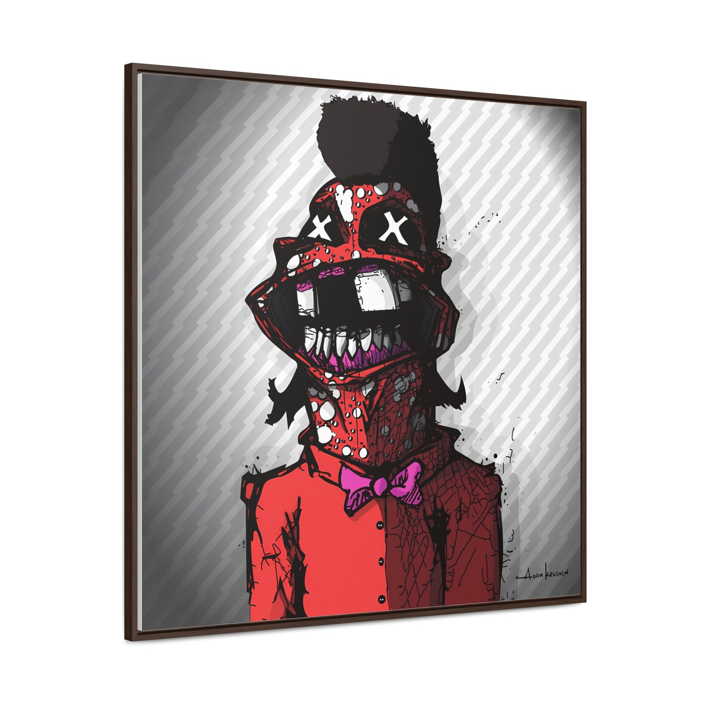Creep #327 - Canvas Print, Square Frame