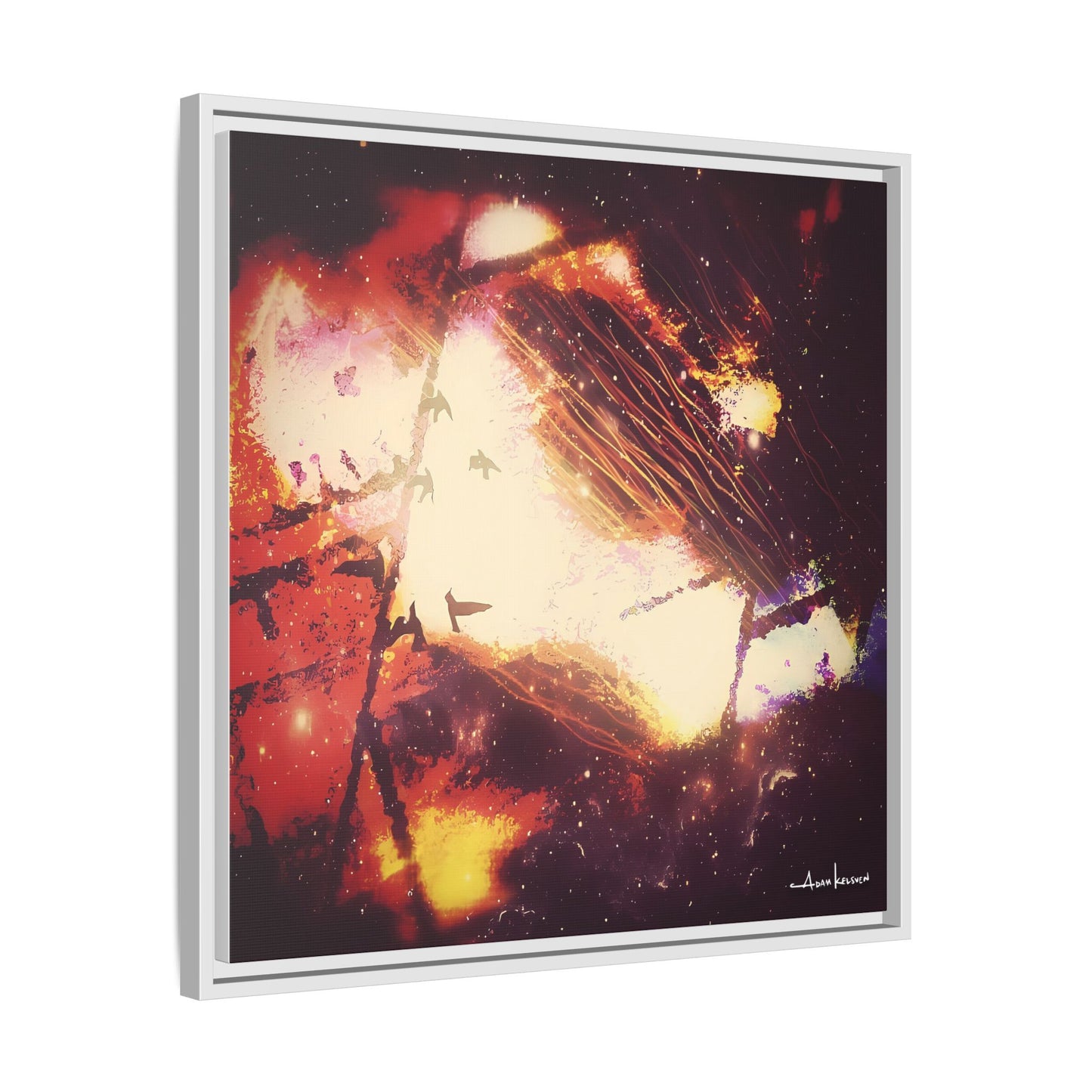 Universal Leak - Gallery Canvas Wrap, Square Frame