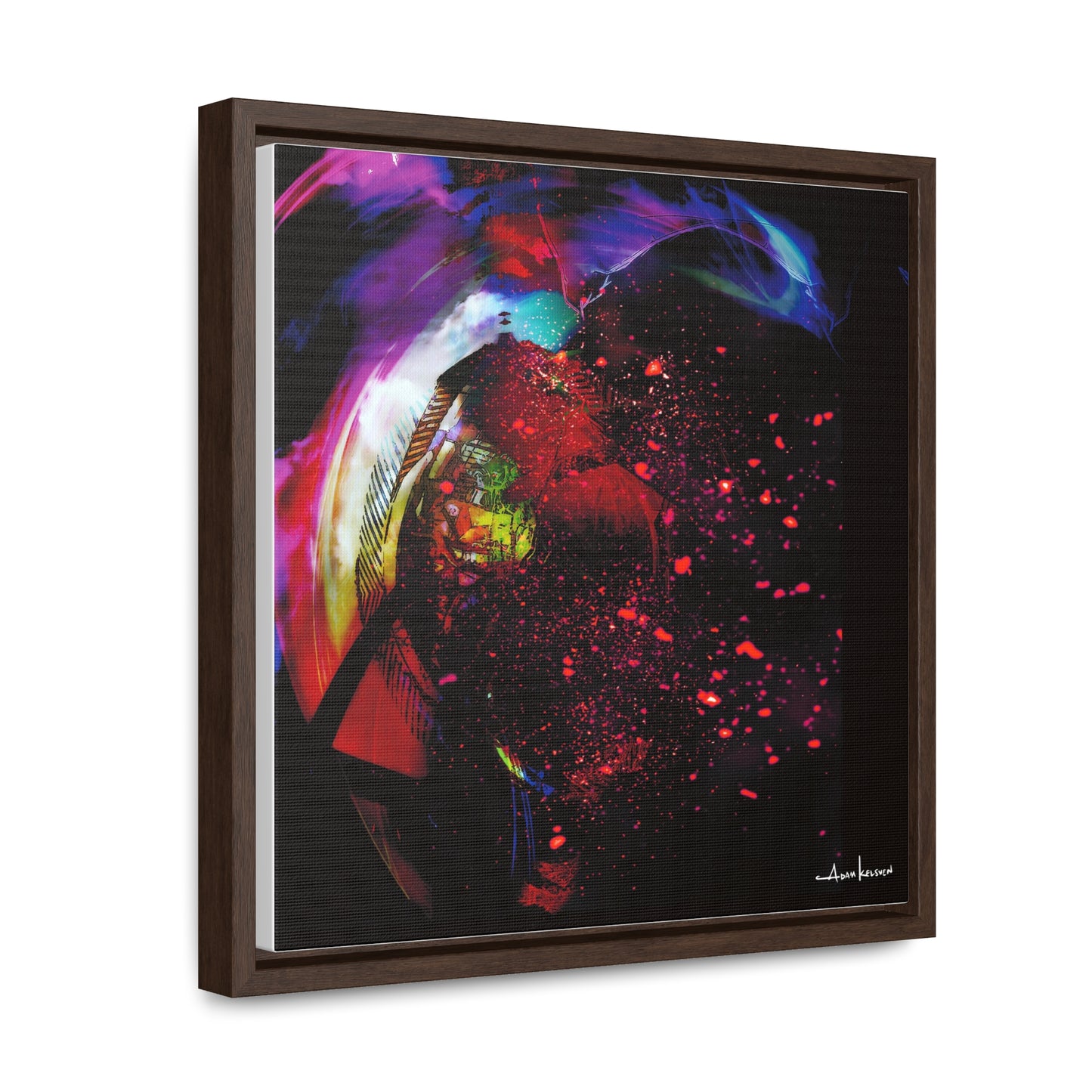 Matrices - Canvas Print, Square Frame