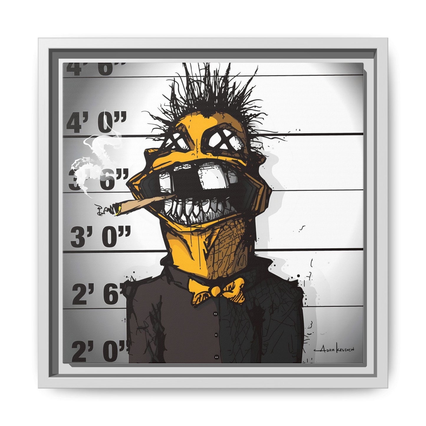 Creep #323 - Gallery Canvas Wraps, Square Frame