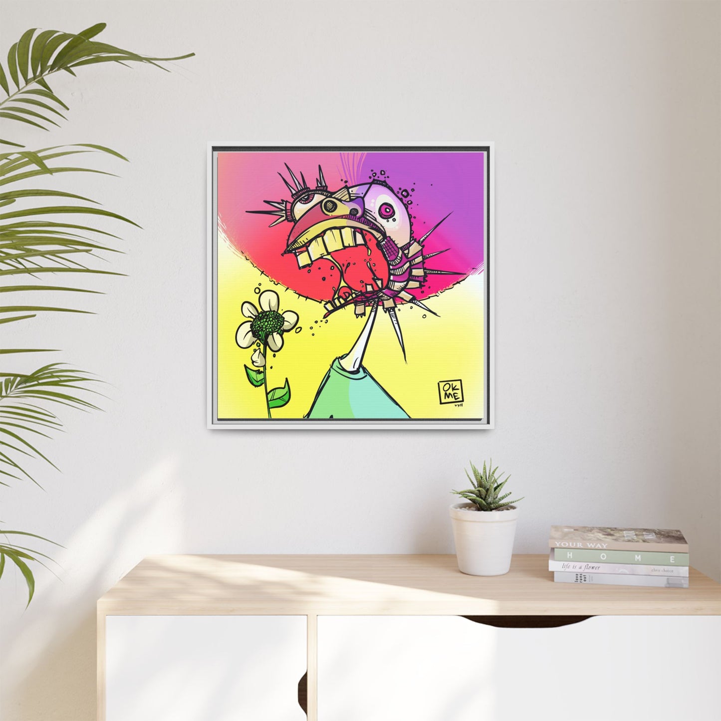 Myah - Gallery Canvas Wrap, Square Frame