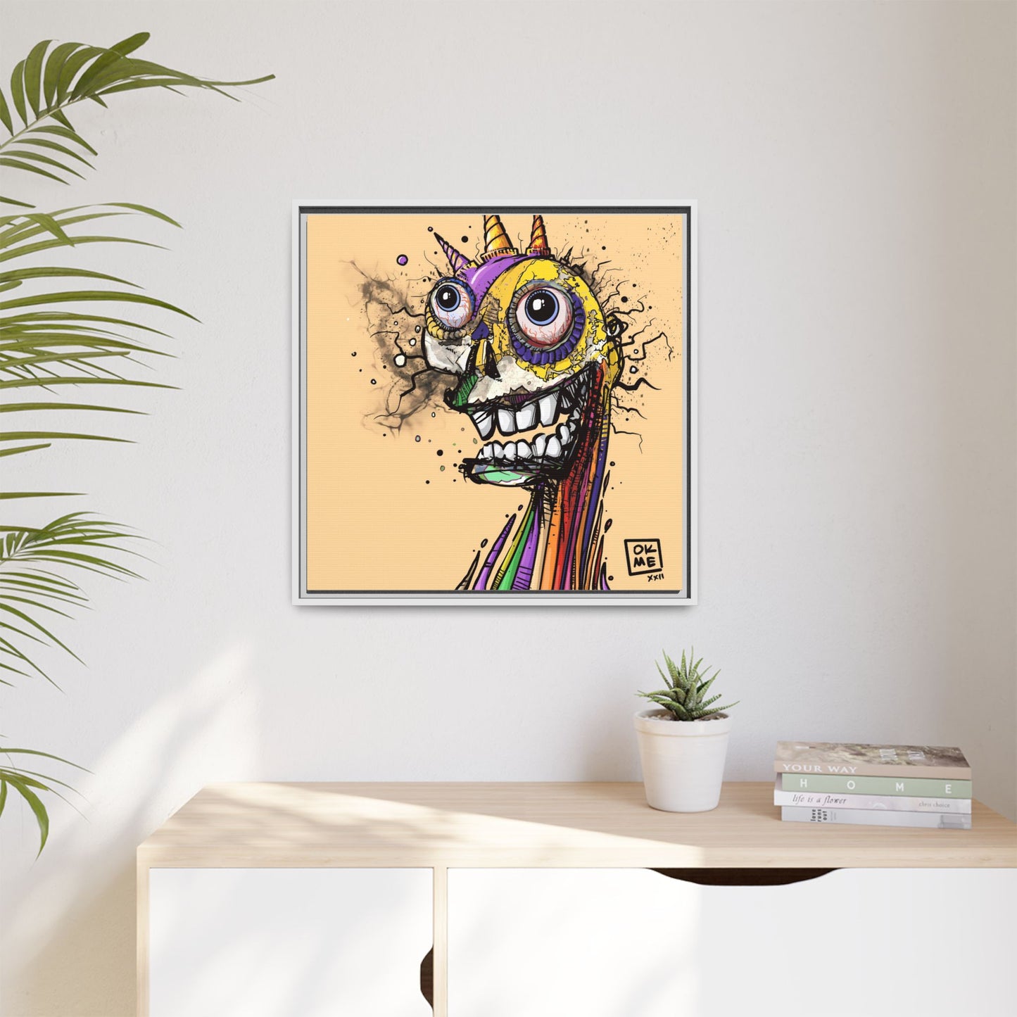 Fanta - Gallery Canvas Wrap, Square Frame