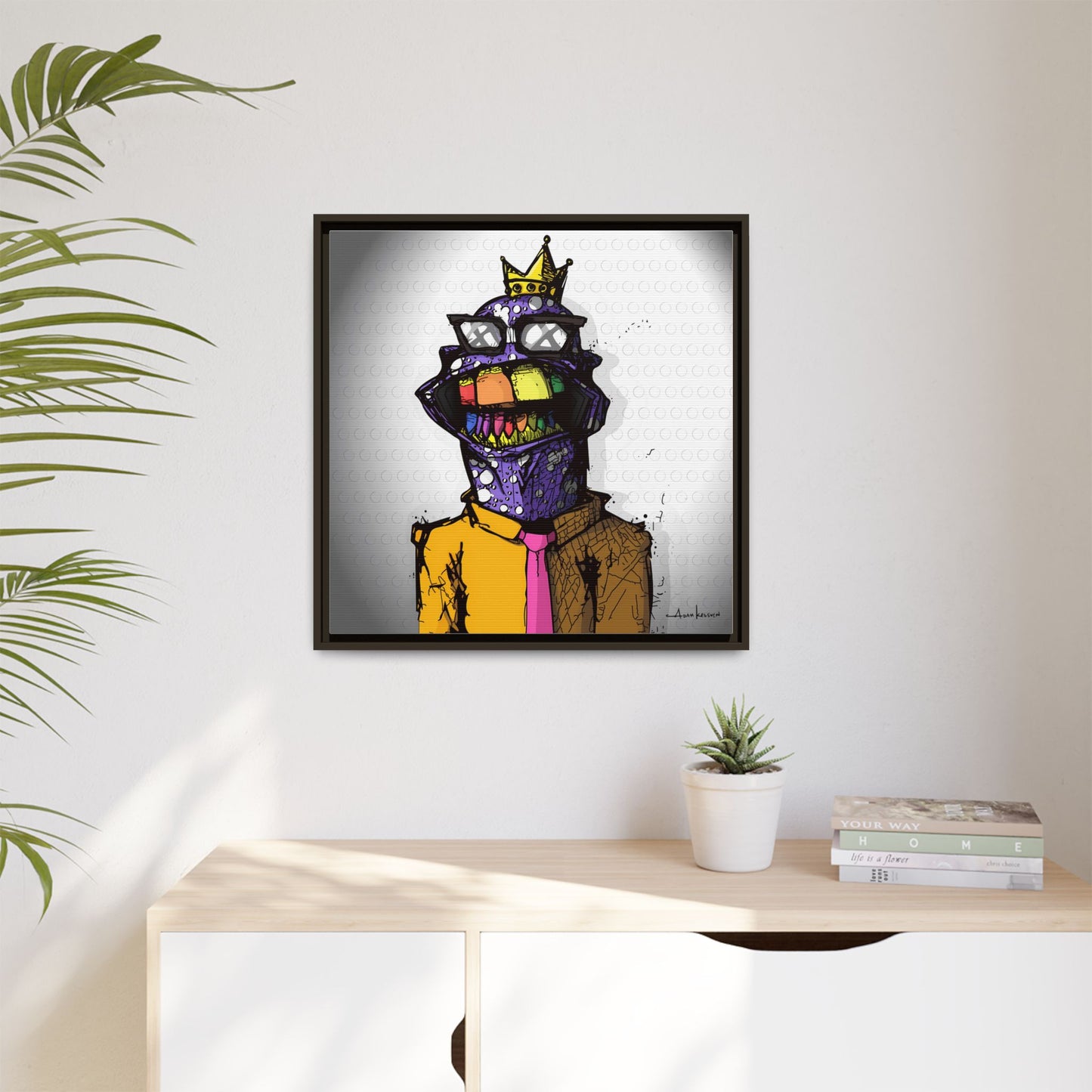 Creep #177 - Gallery Canvas Wraps, Square Frame