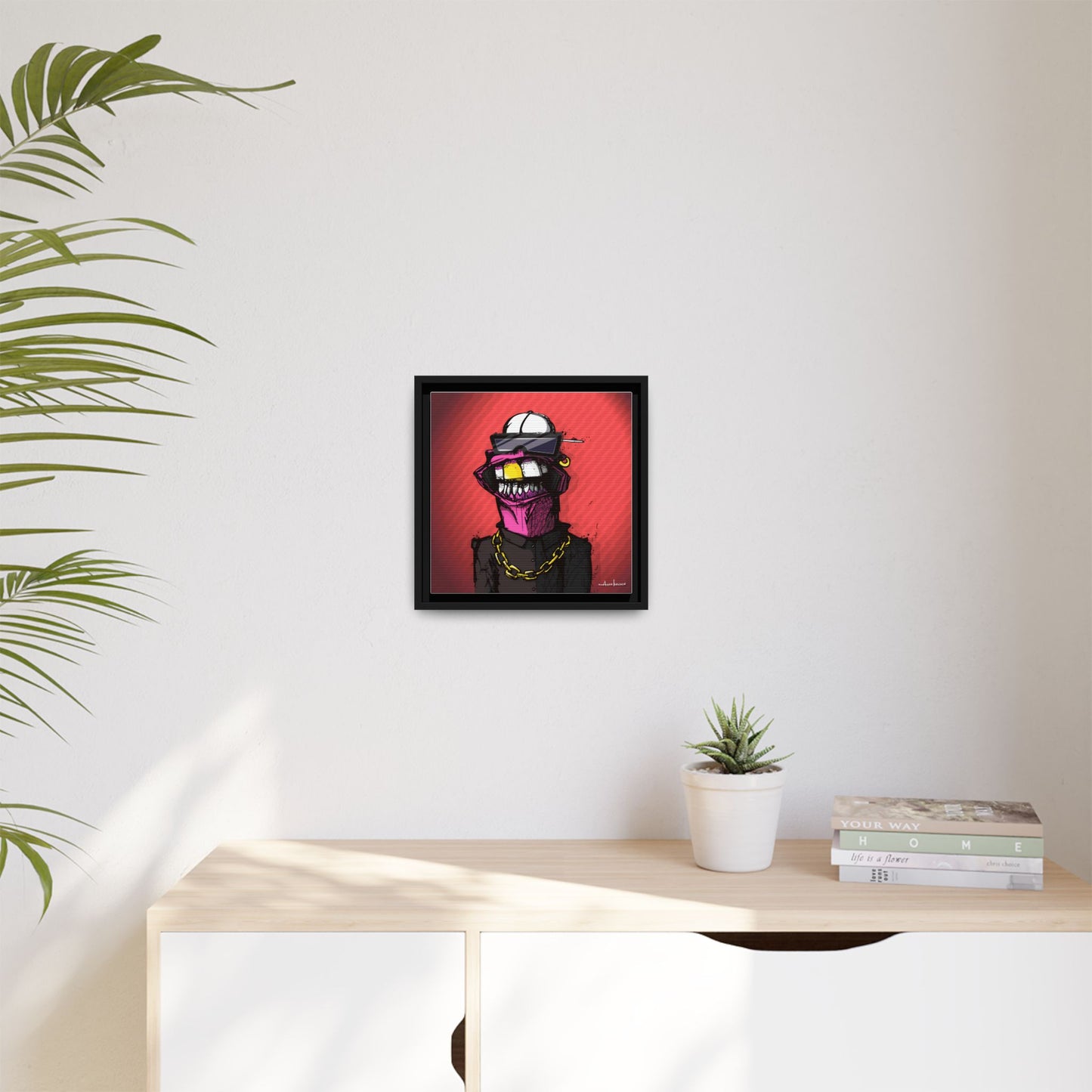 Creep #063 - Gallery Canvas Wraps, Square Frame