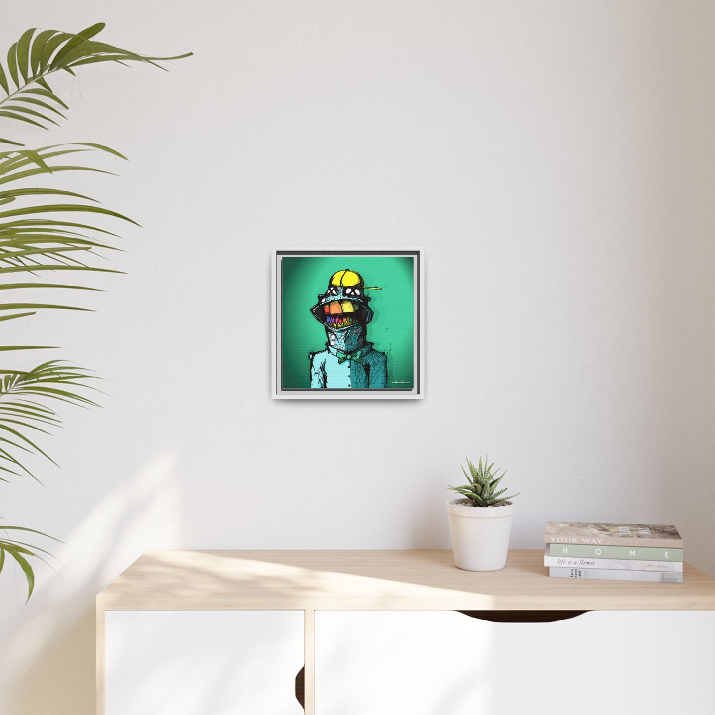 Creep #317 - Gallery Canvas Wraps, Square Frame