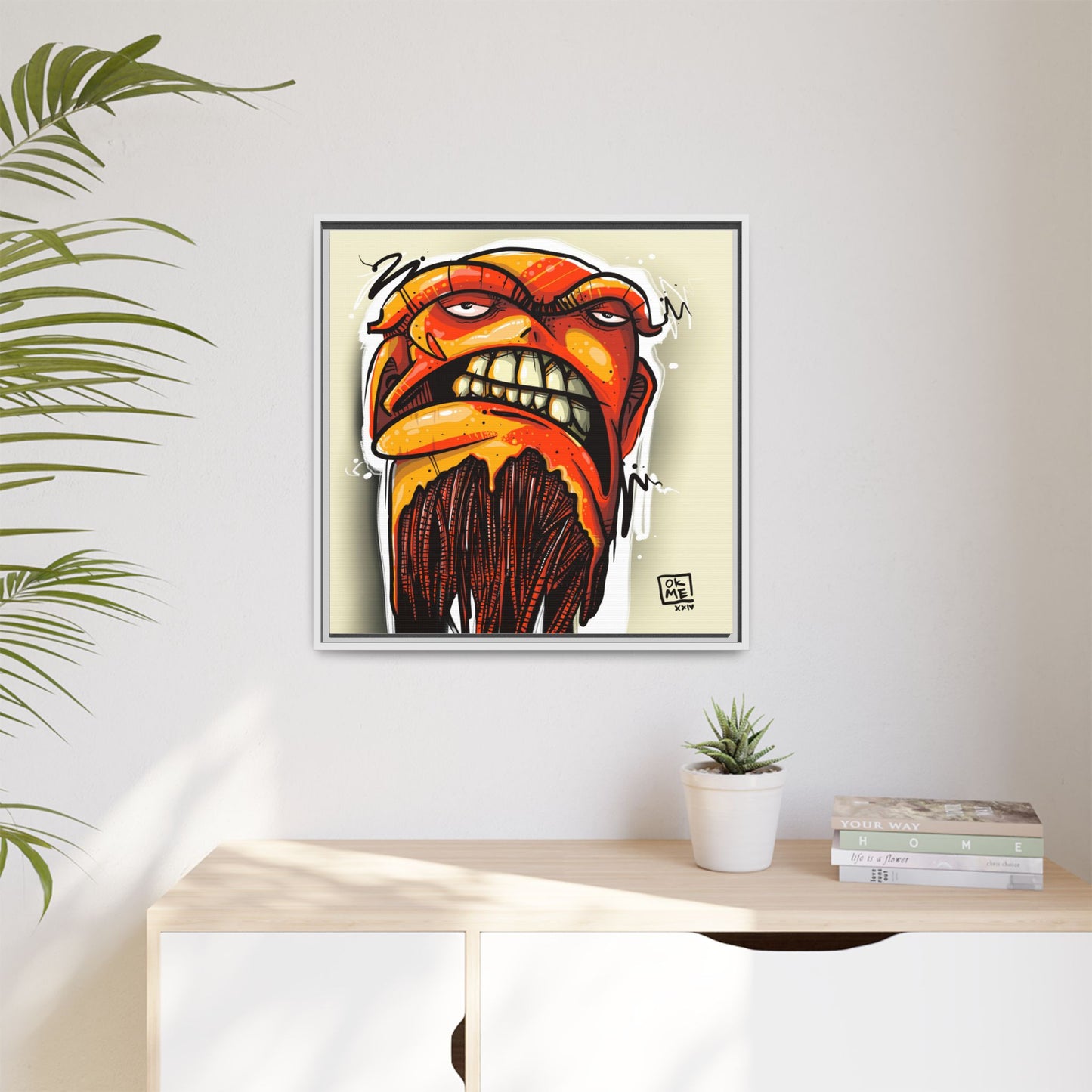 Heavy - Gallery Canvas Wrap, Square Frame