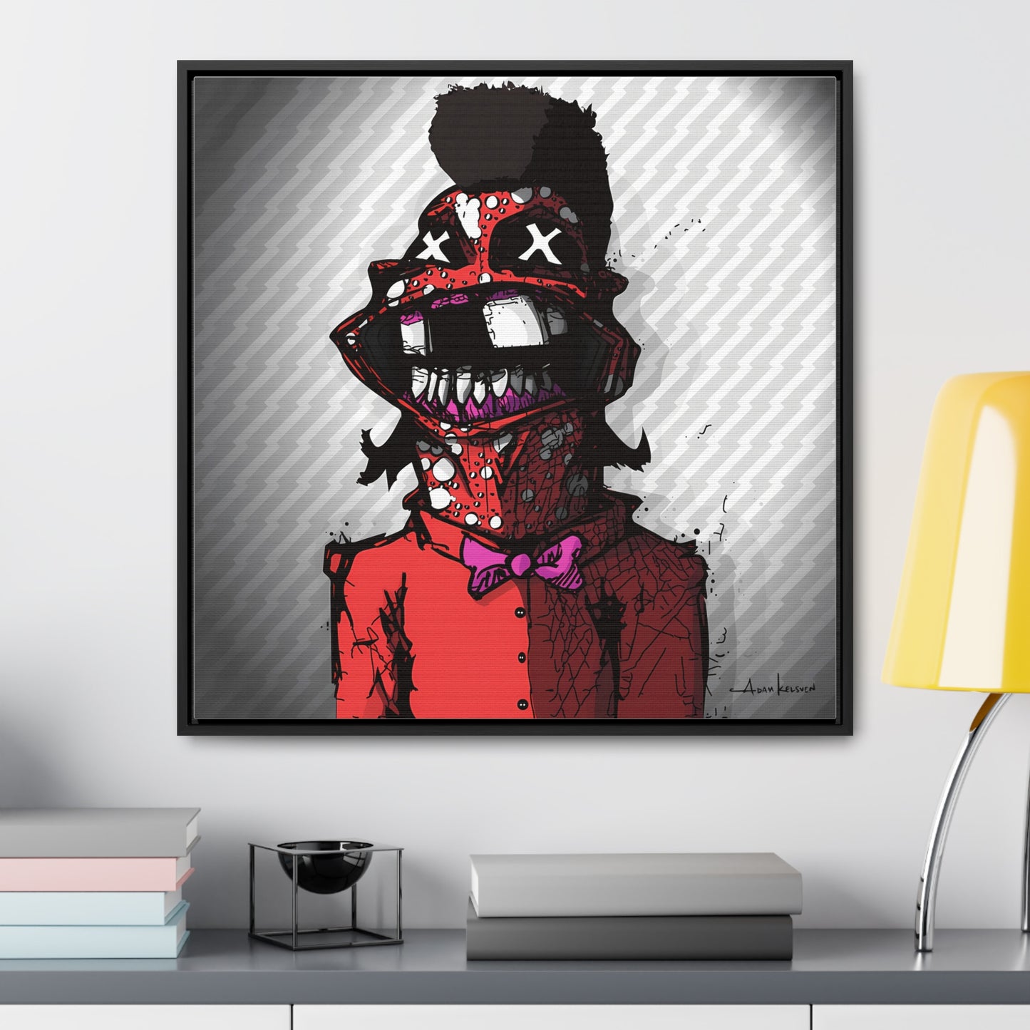 Creep #327 - Canvas Print, Square Frame