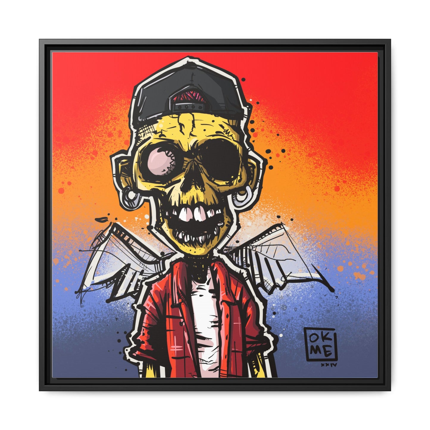 Scapula - Gallery Canvas Wrap, Square Frame