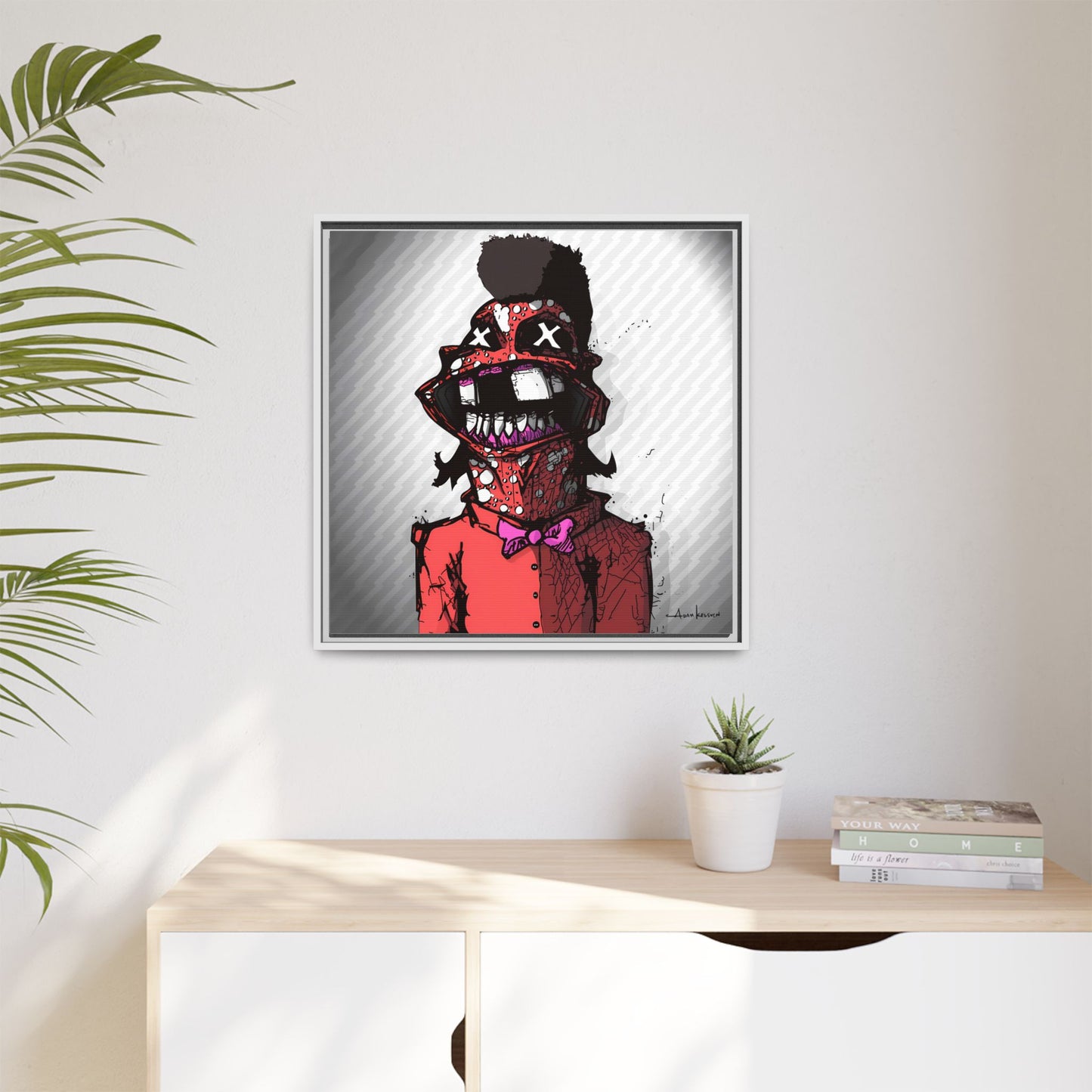 Creep #327 - Gallery Canvas Wraps, Square Frame