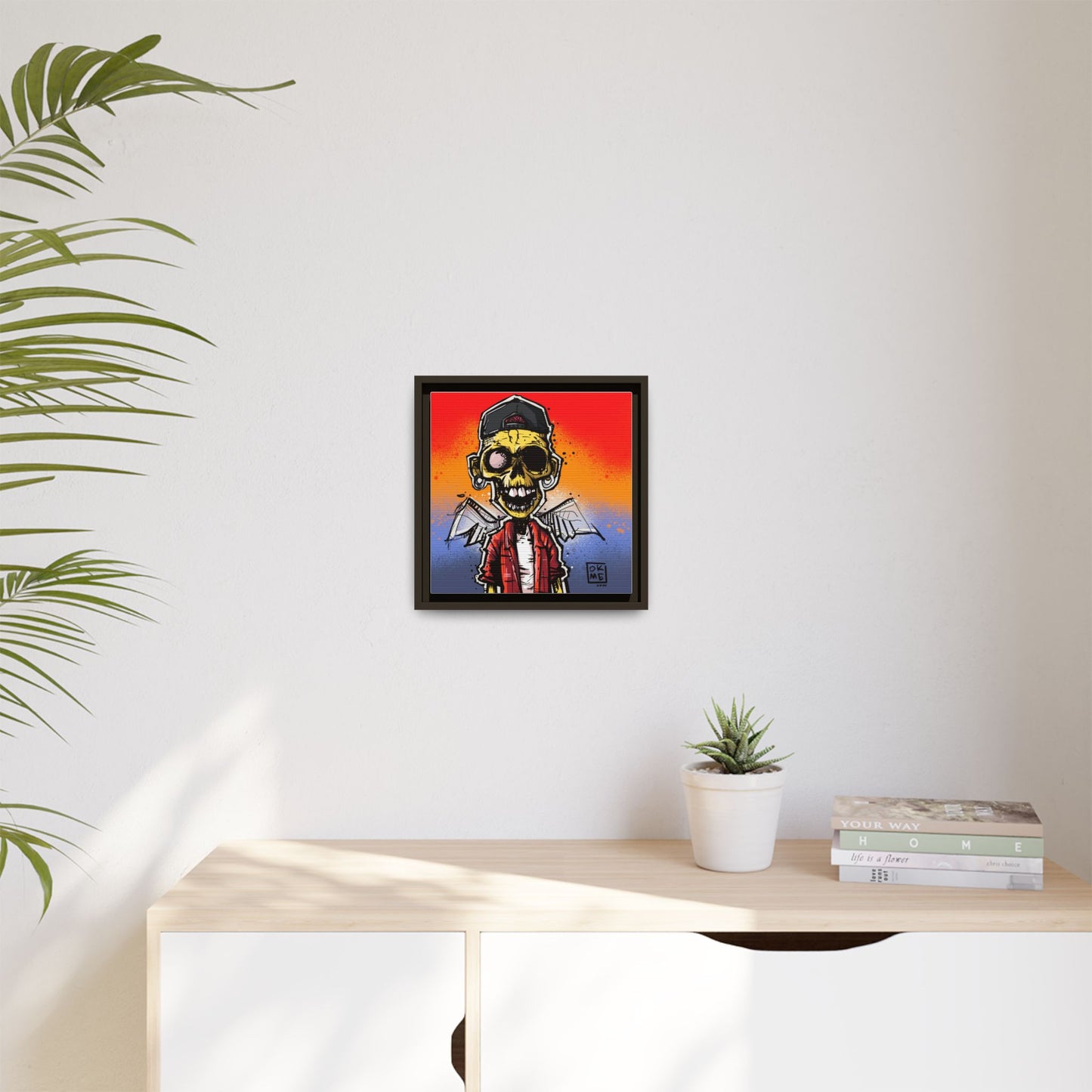 Scapula - Gallery Canvas Wrap, Square Frame