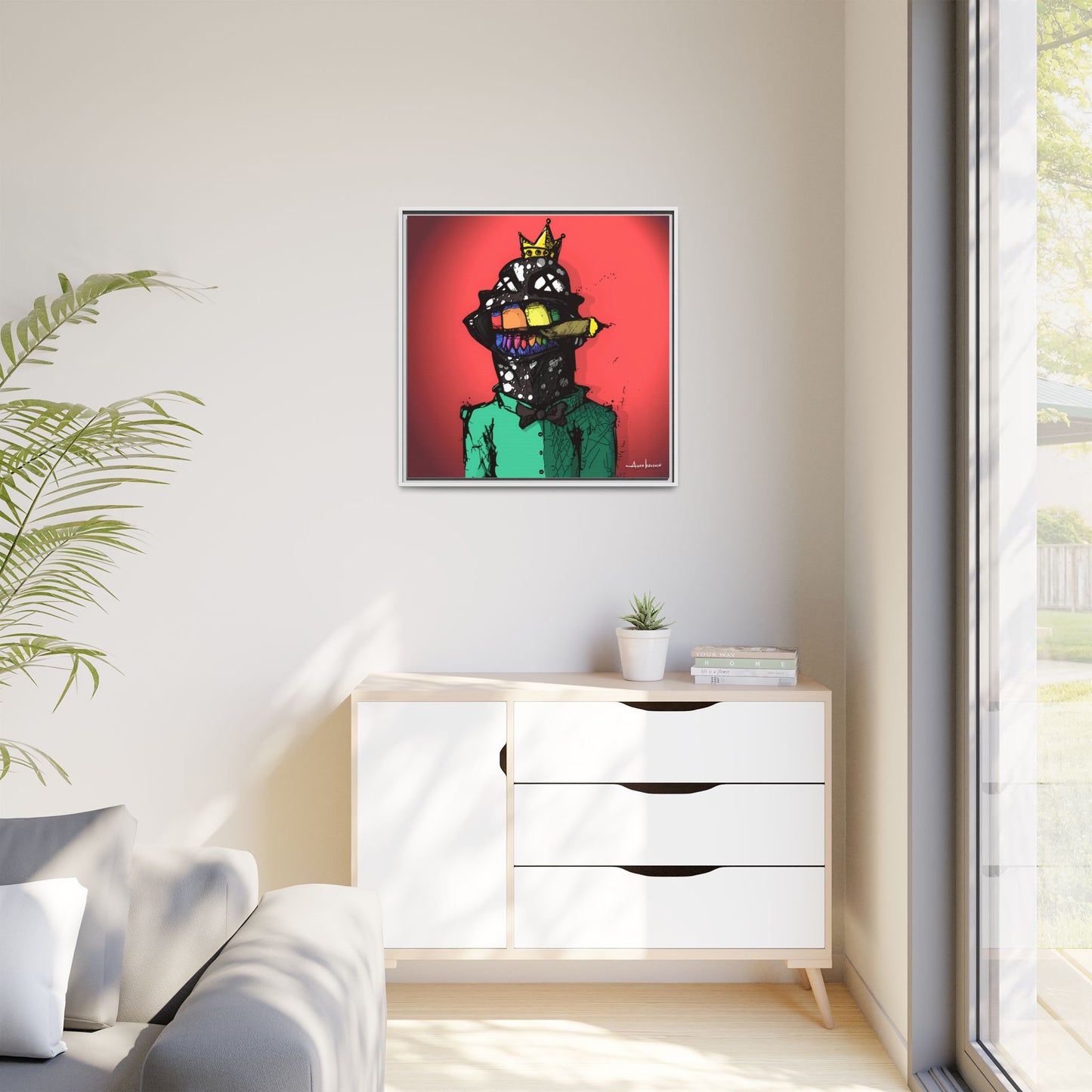 Creep #197 - Gallery Canvas Wraps, Square Frame
