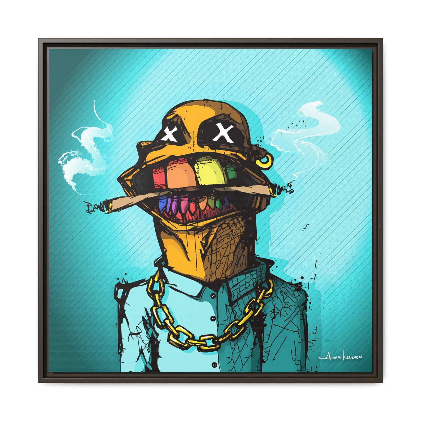 Creep #240 - Gallery Canvas Wraps, Square Frame