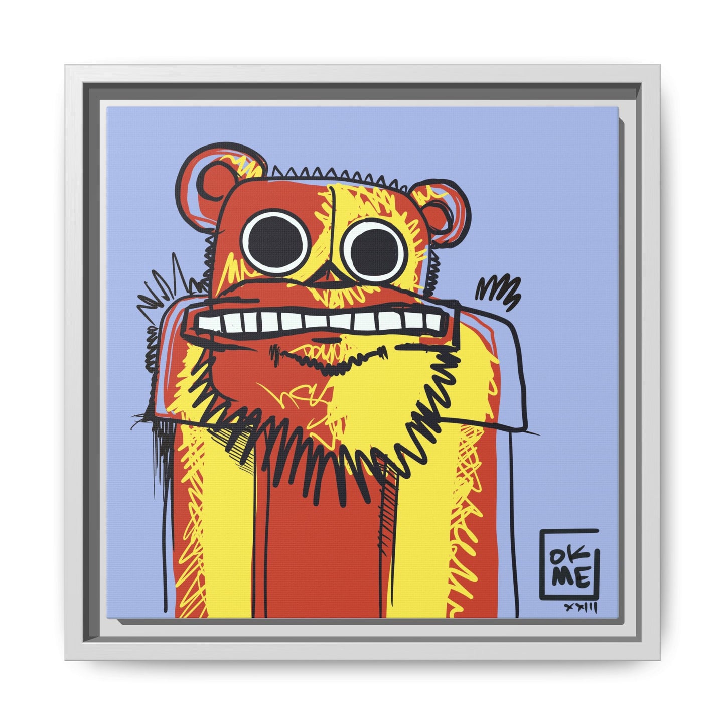 Pupils - Gallery Canvas Wrap, Square Frame