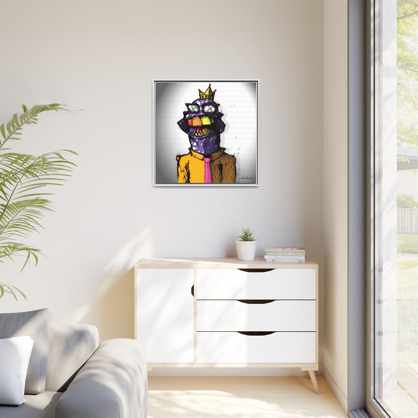 Creep #177 - Gallery Canvas Wraps, Square Frame
