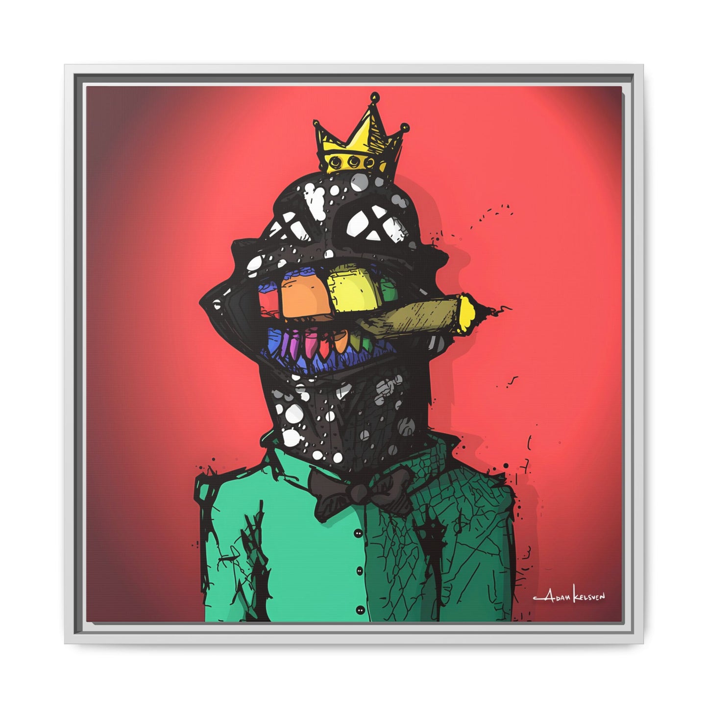 Creep #197 - Gallery Canvas Wraps, Square Frame