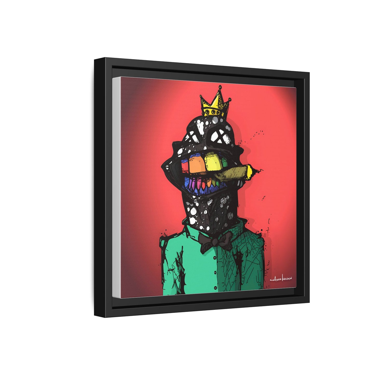 Creep #197 - Gallery Canvas Wraps, Square Frame