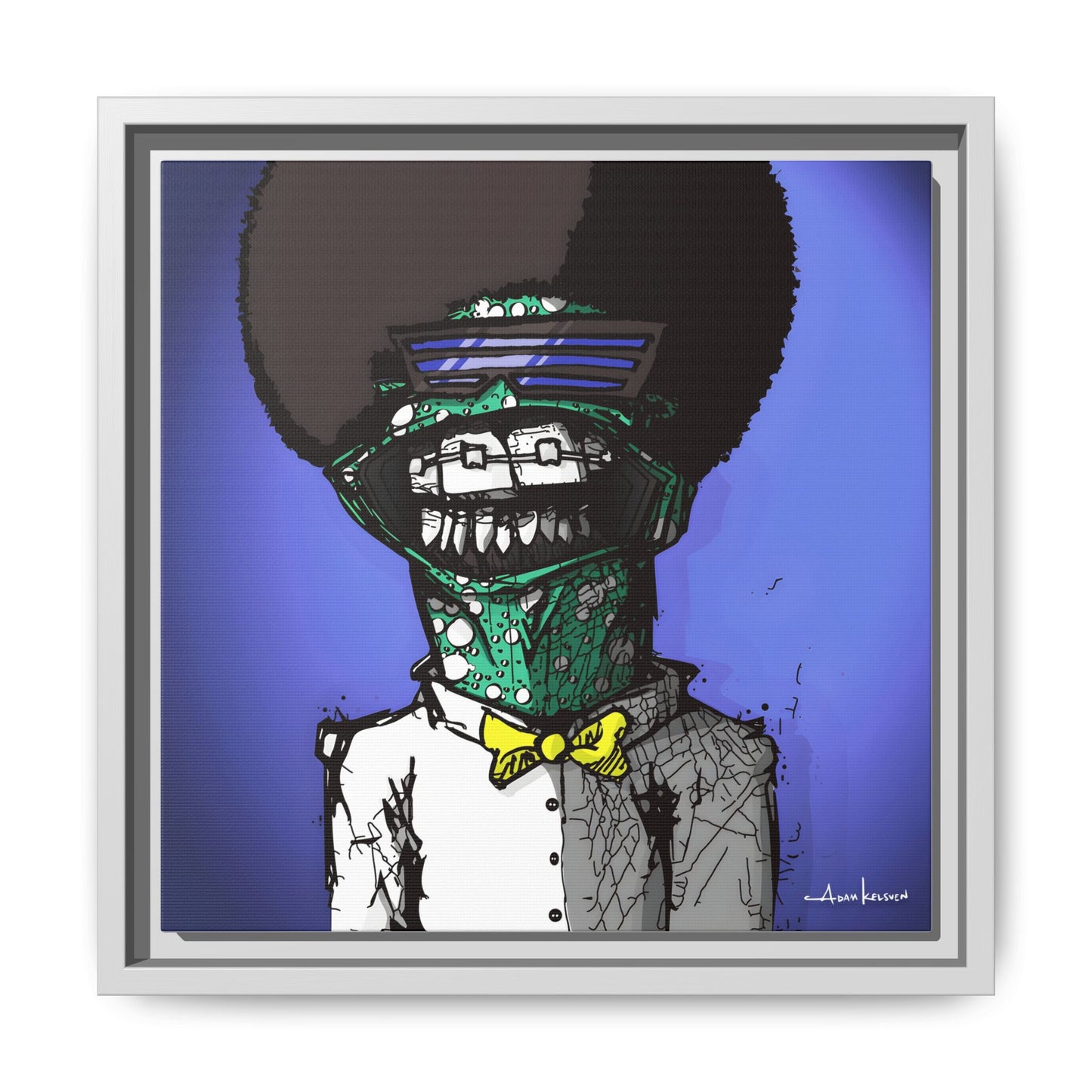 Creep #159 - Gallery Canvas Wraps, Square Frame