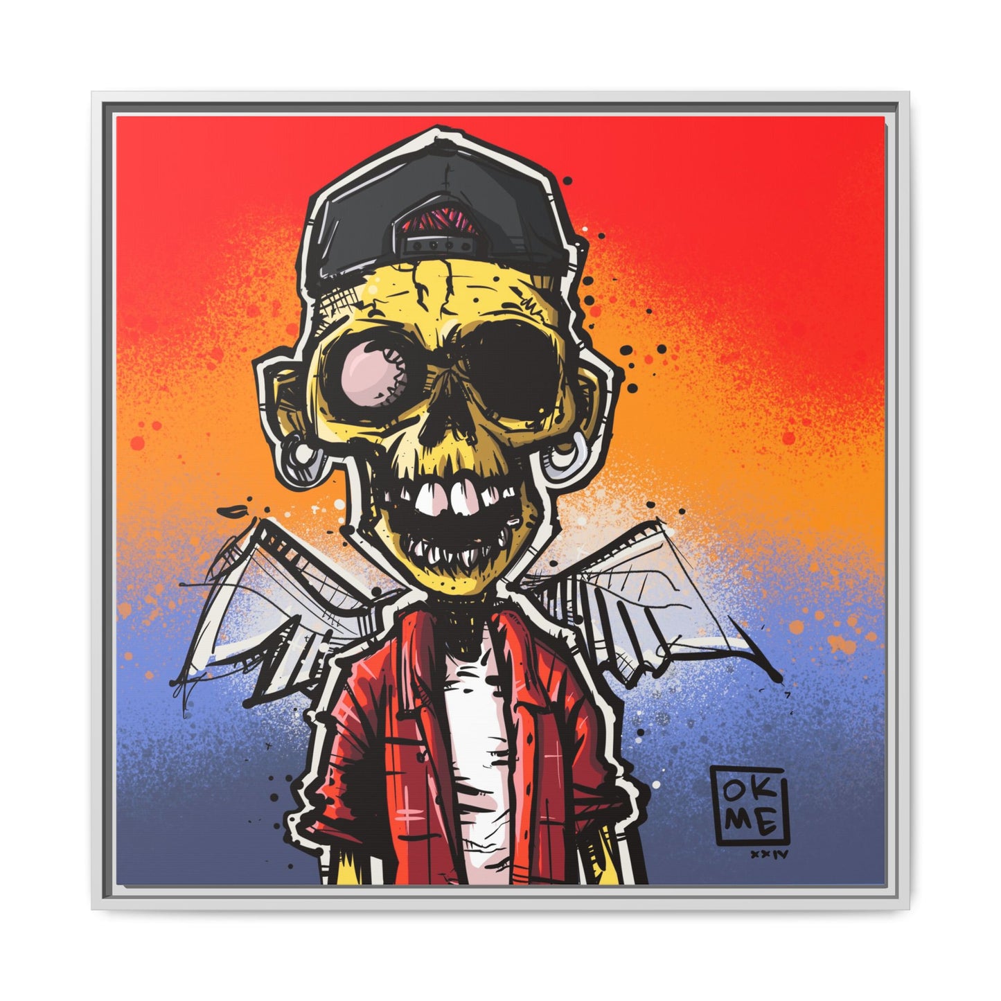 Scapula - Gallery Canvas Wrap, Square Frame