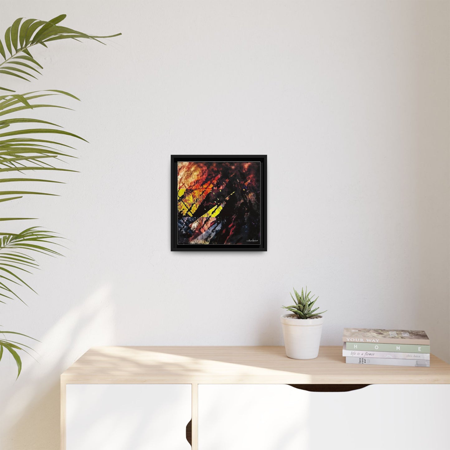 Fjords - Gallery Canvas Wrap, Square Frame