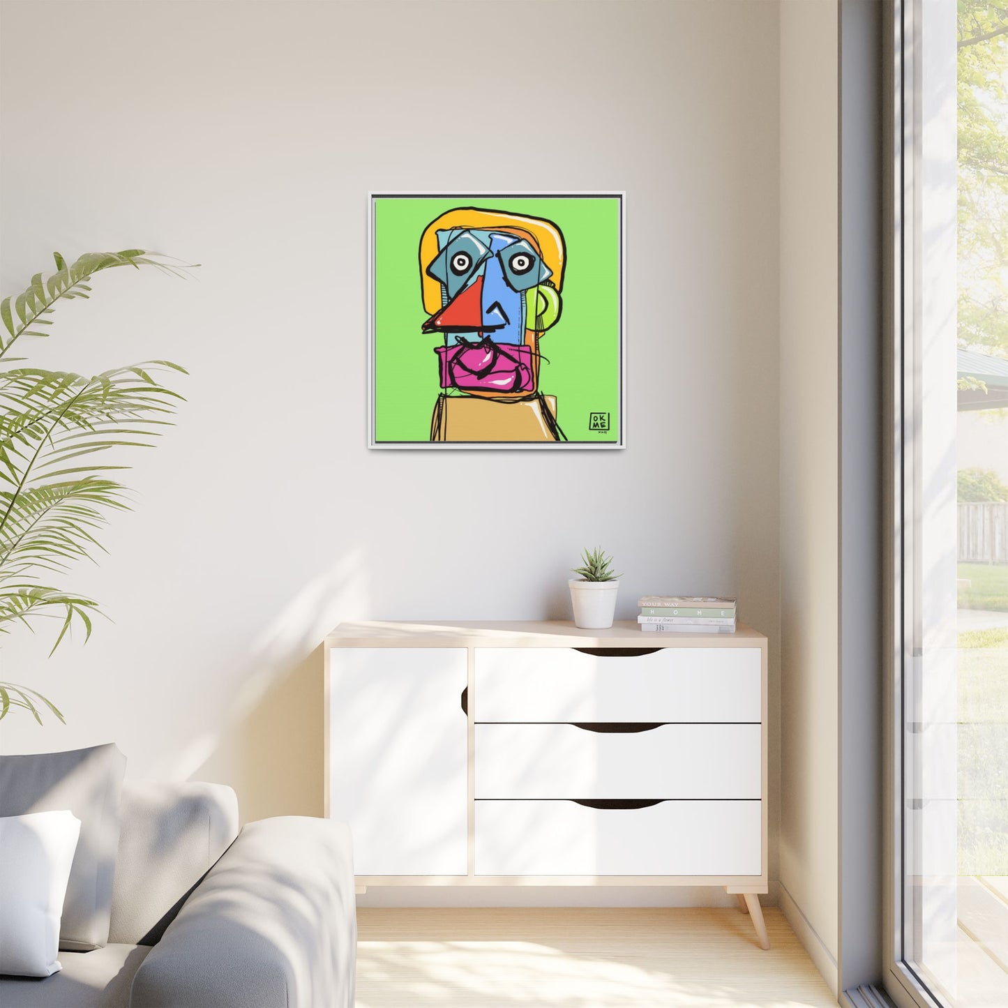 Norbit - Gallery Canvas Wrap, Square Frame