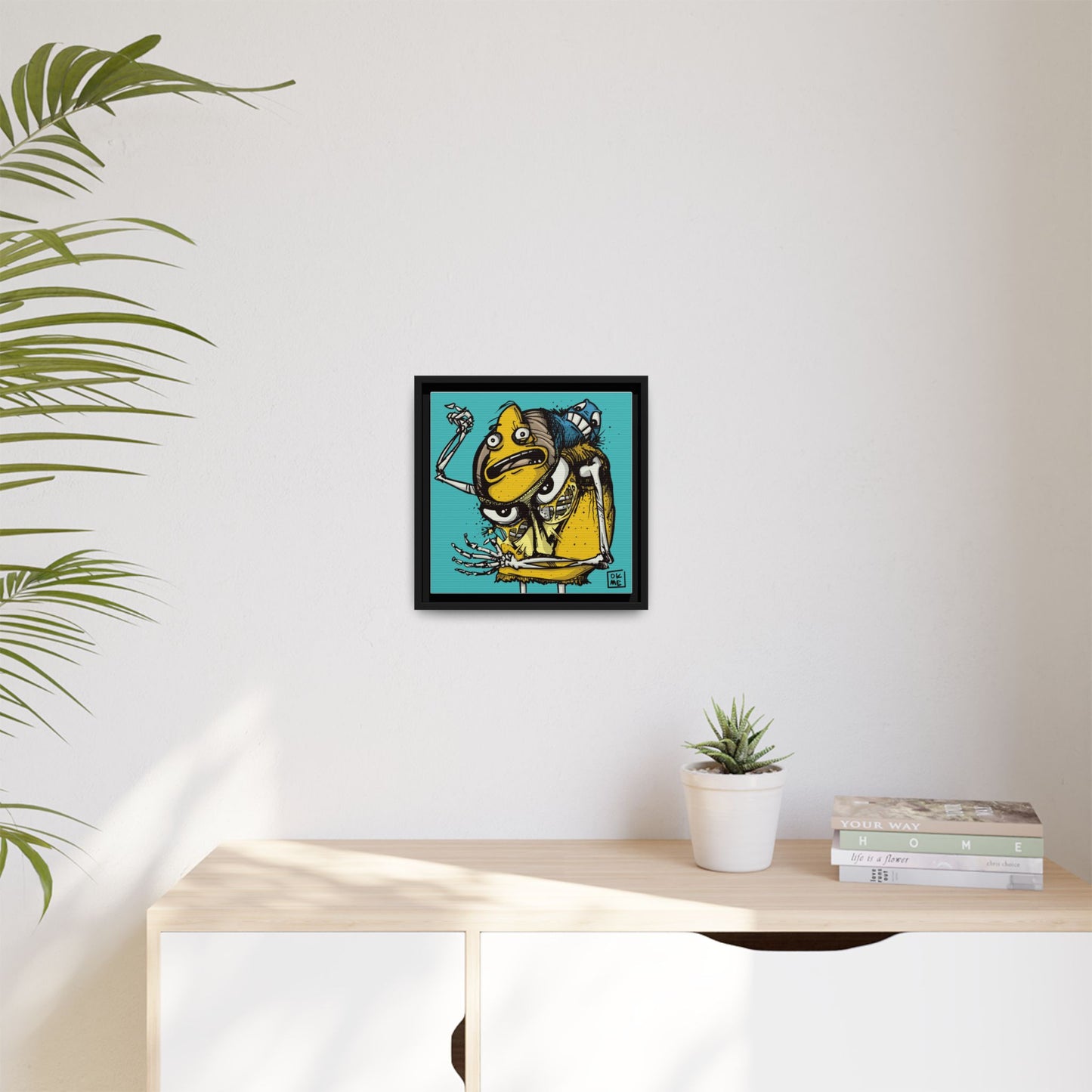 Potato Chip Bag - Gallery Canvas Wrap, Square Frame